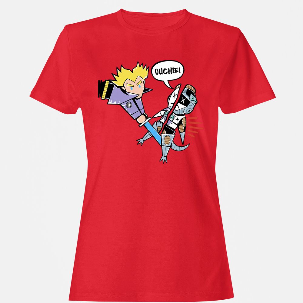 Women's T-Shirt - E57NVJZB - Red - 13