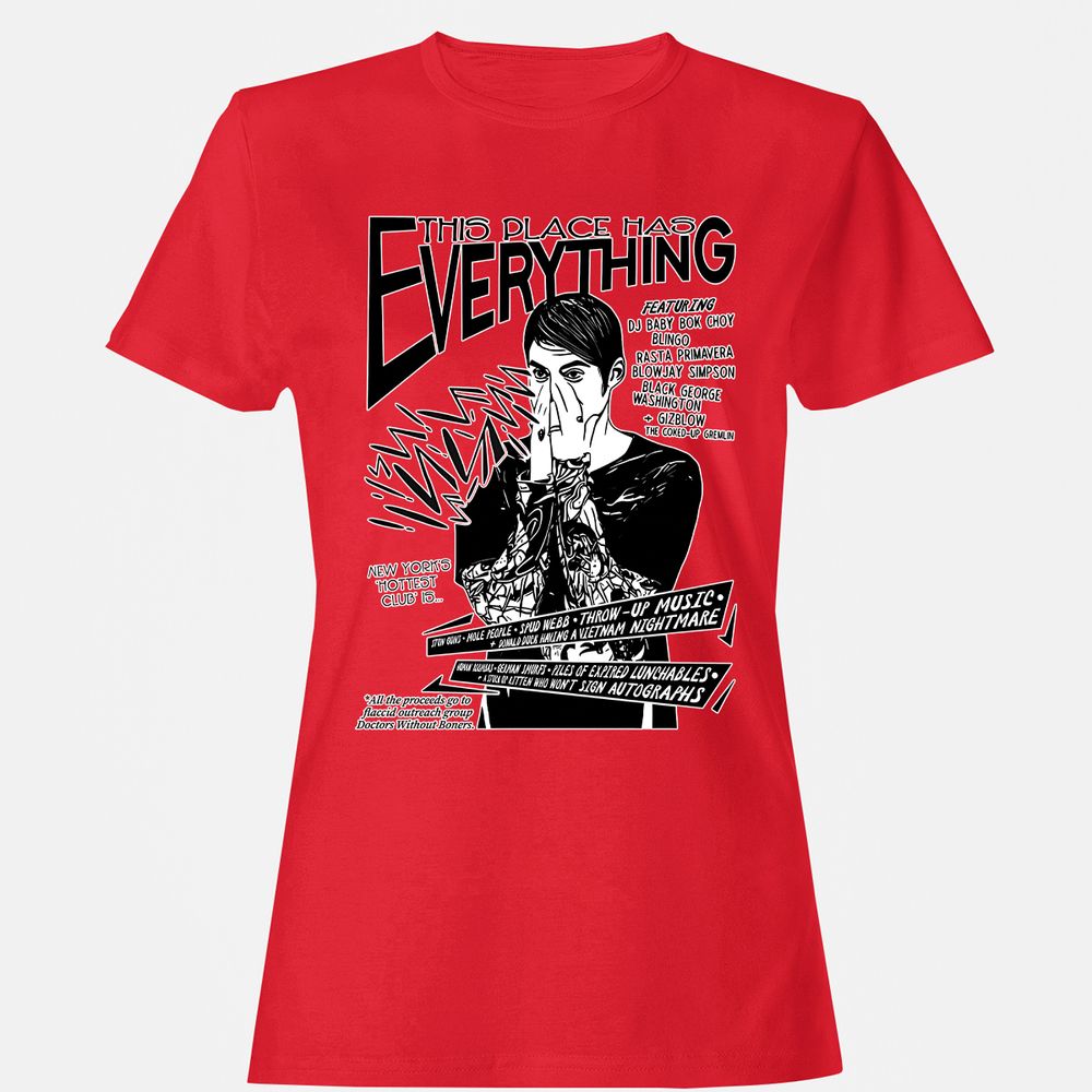 Women's T-Shirt - SAAJFWME - Red - 13