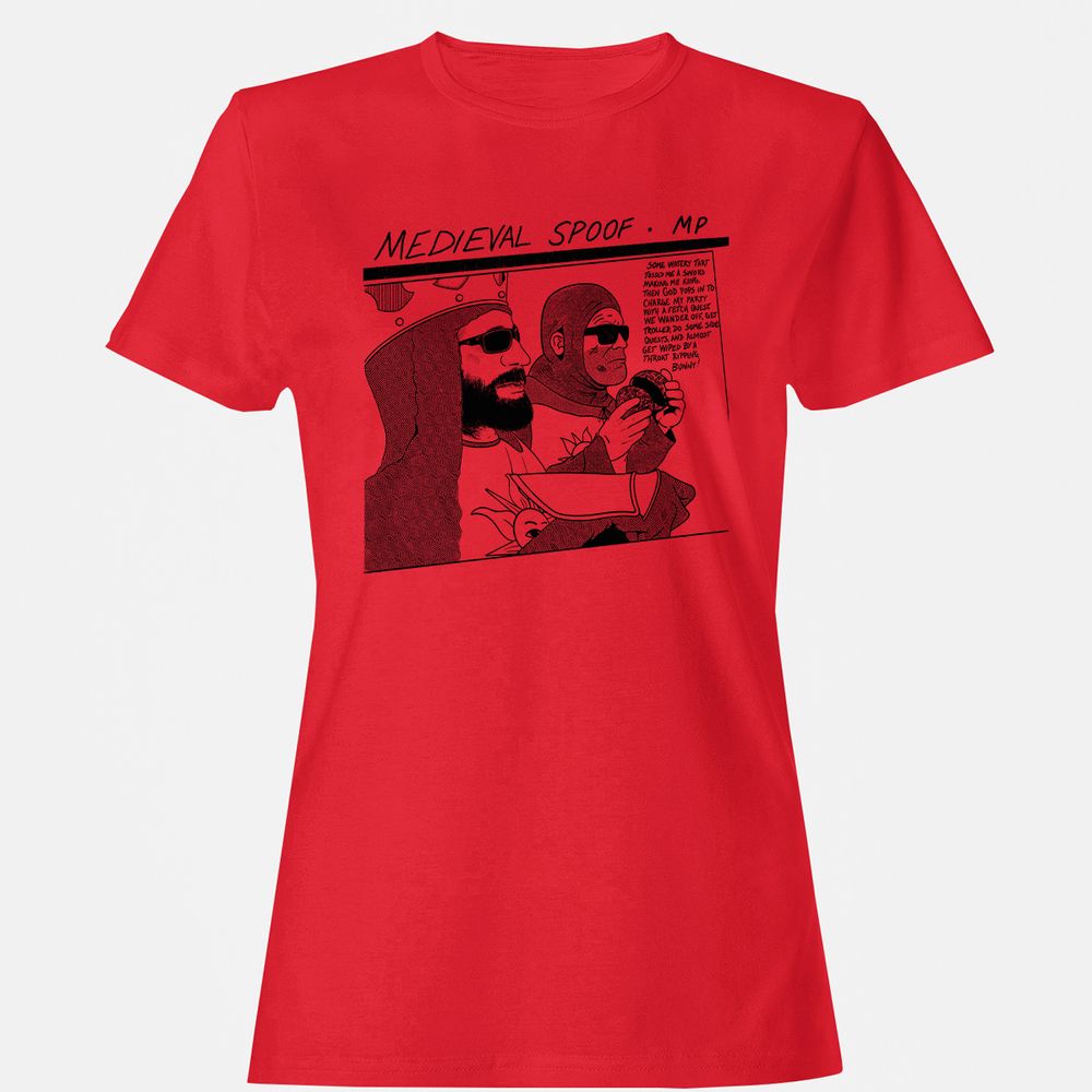 Women's T-Shirt - AQTQR76U - Red - 13