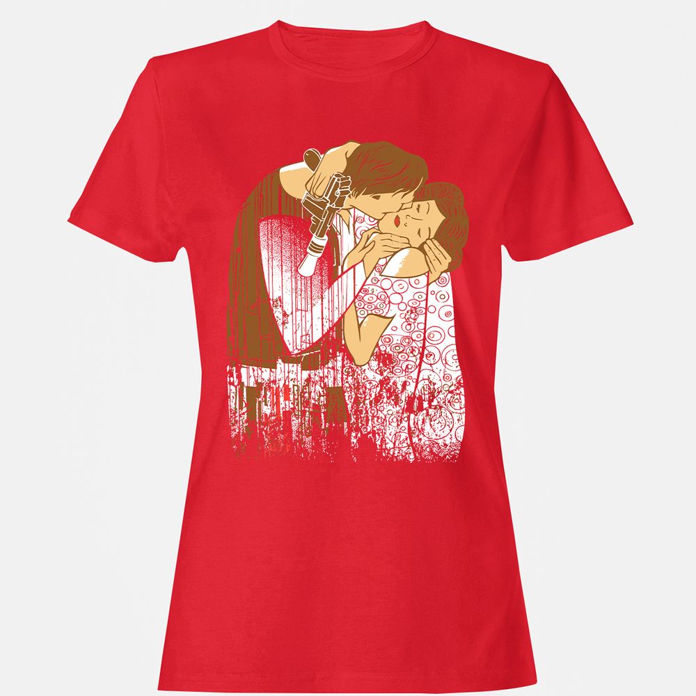 Women's T-Shirt - 8A13H4EQ - Red - 13