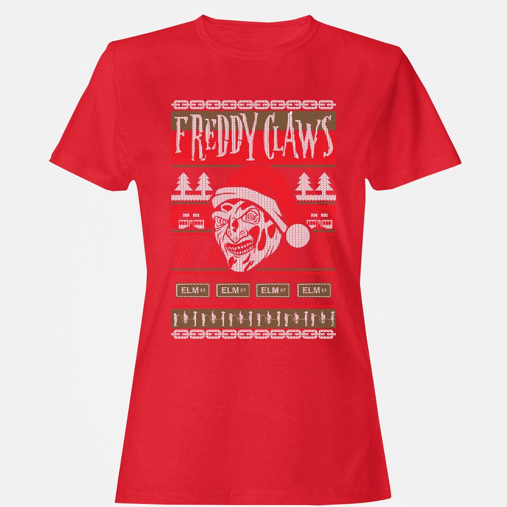 Women's T-Shirt - HJC5TM9N - Red - 13