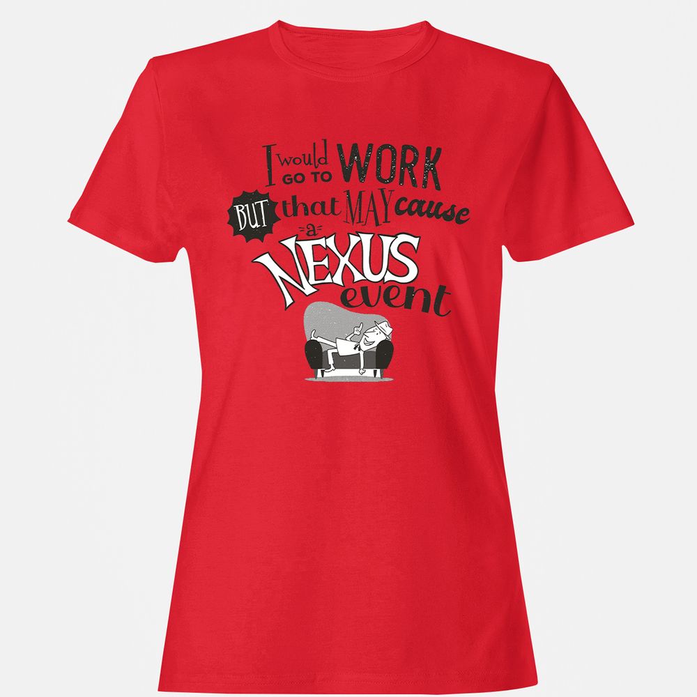 Women's T-Shirt - 53QLC9TE - Red - 13