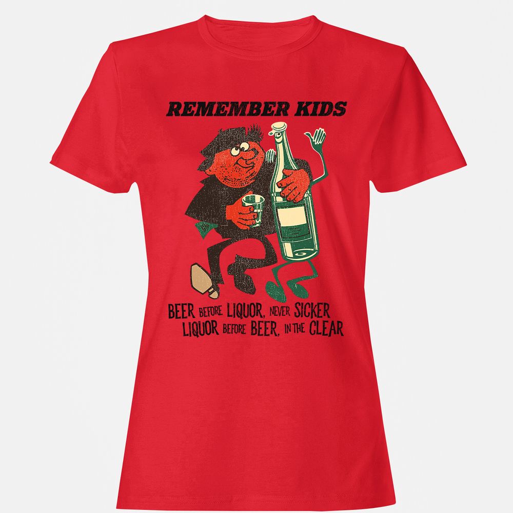 Women's T-Shirt - BD3XN3QX - Red - 13