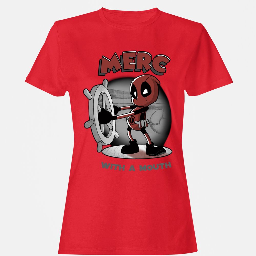 Women's T-Shirt - 91XD9FGA - Red - 13