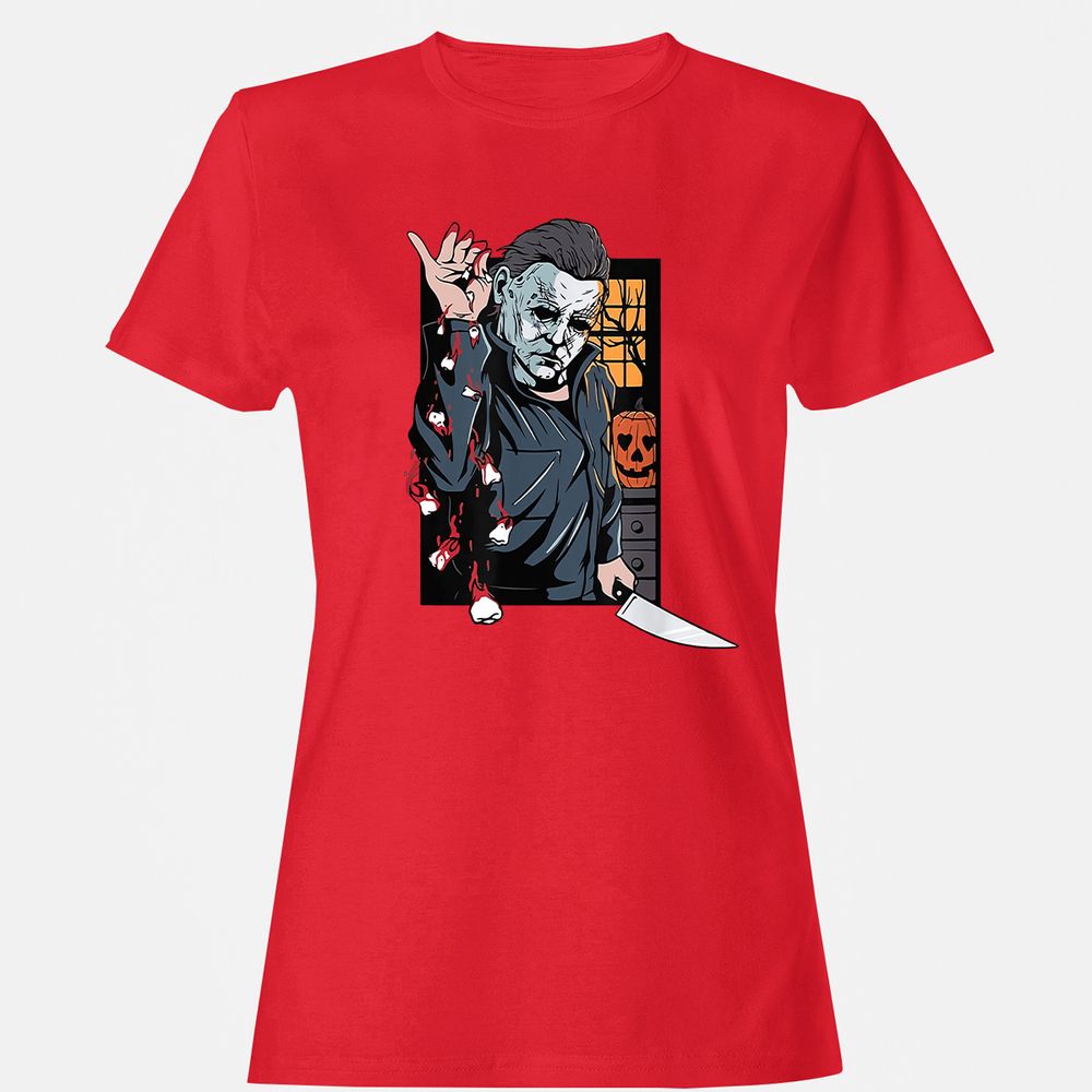 Women's T-Shirt - FE9UVCXT - Red - 13