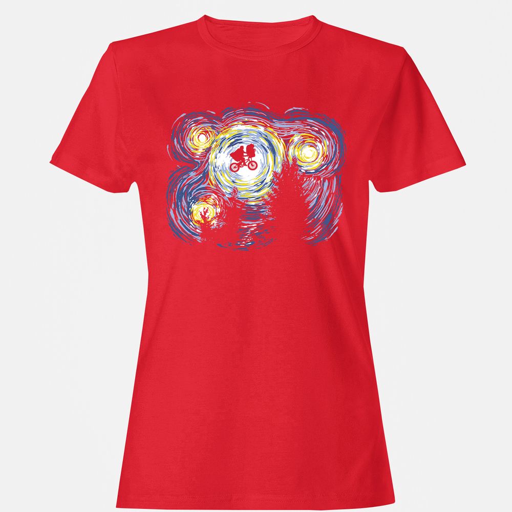 Women's T-Shirt - ZHU8NVCZ - Red - 13