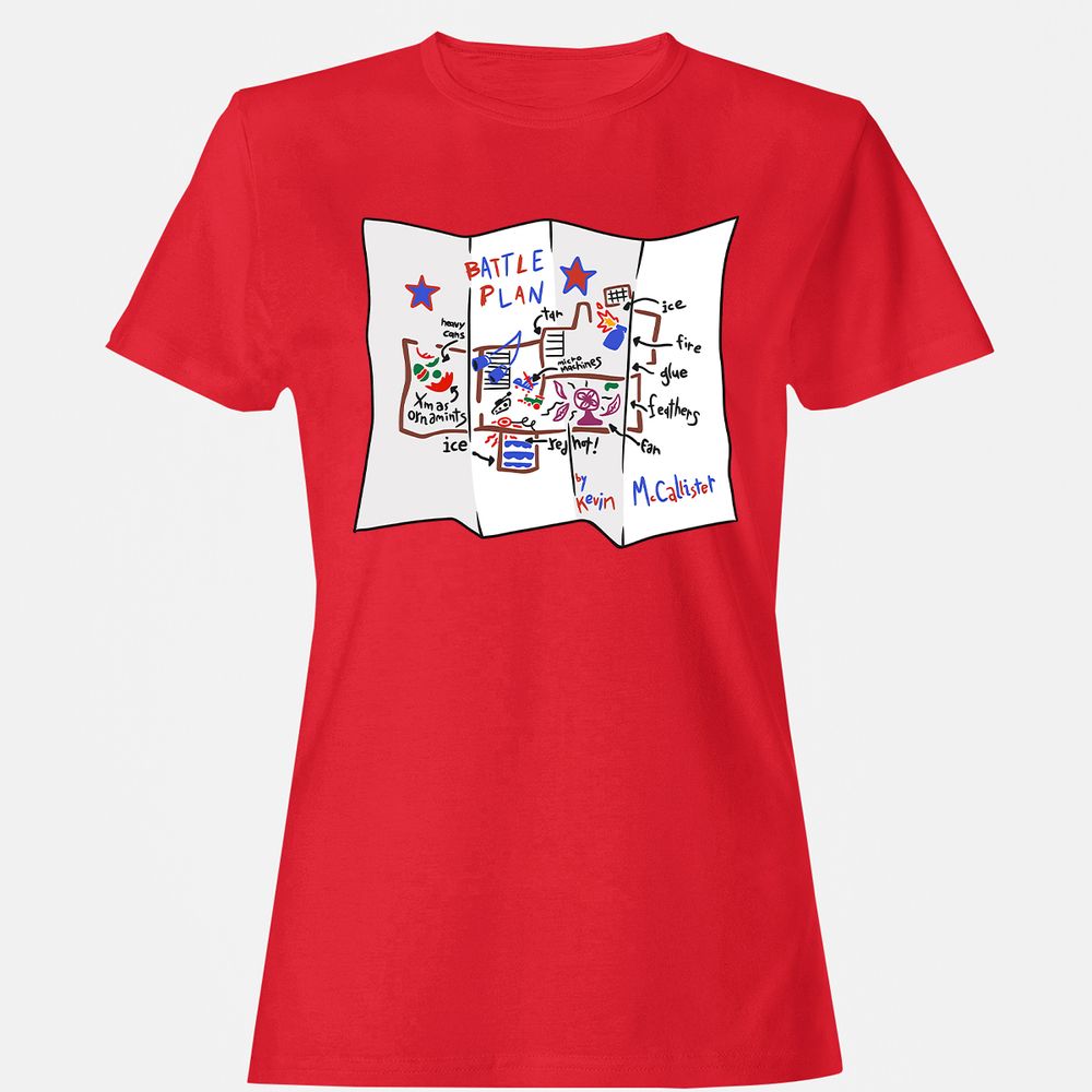 Women's T-Shirt - EWK511ED - Red - 13
