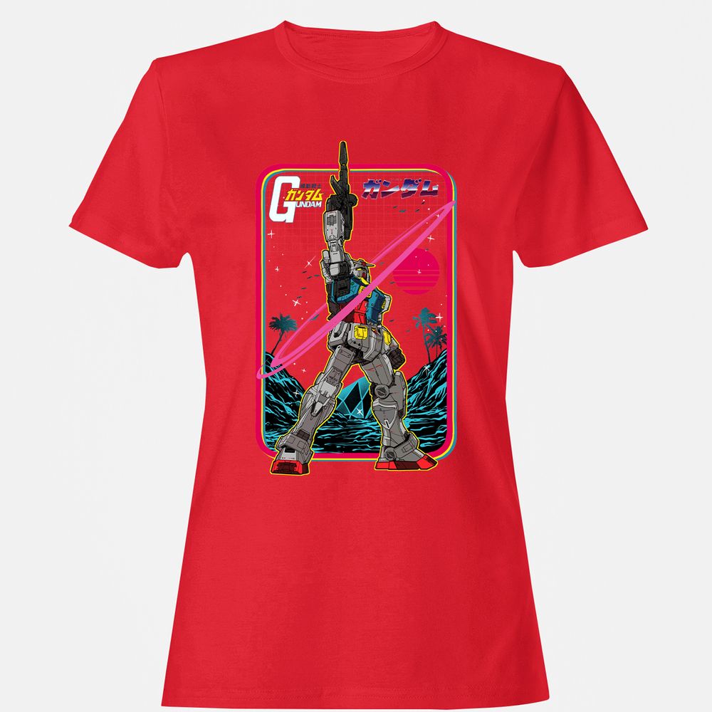 Women's T-Shirt - 3TJU6KGD - Red - 13