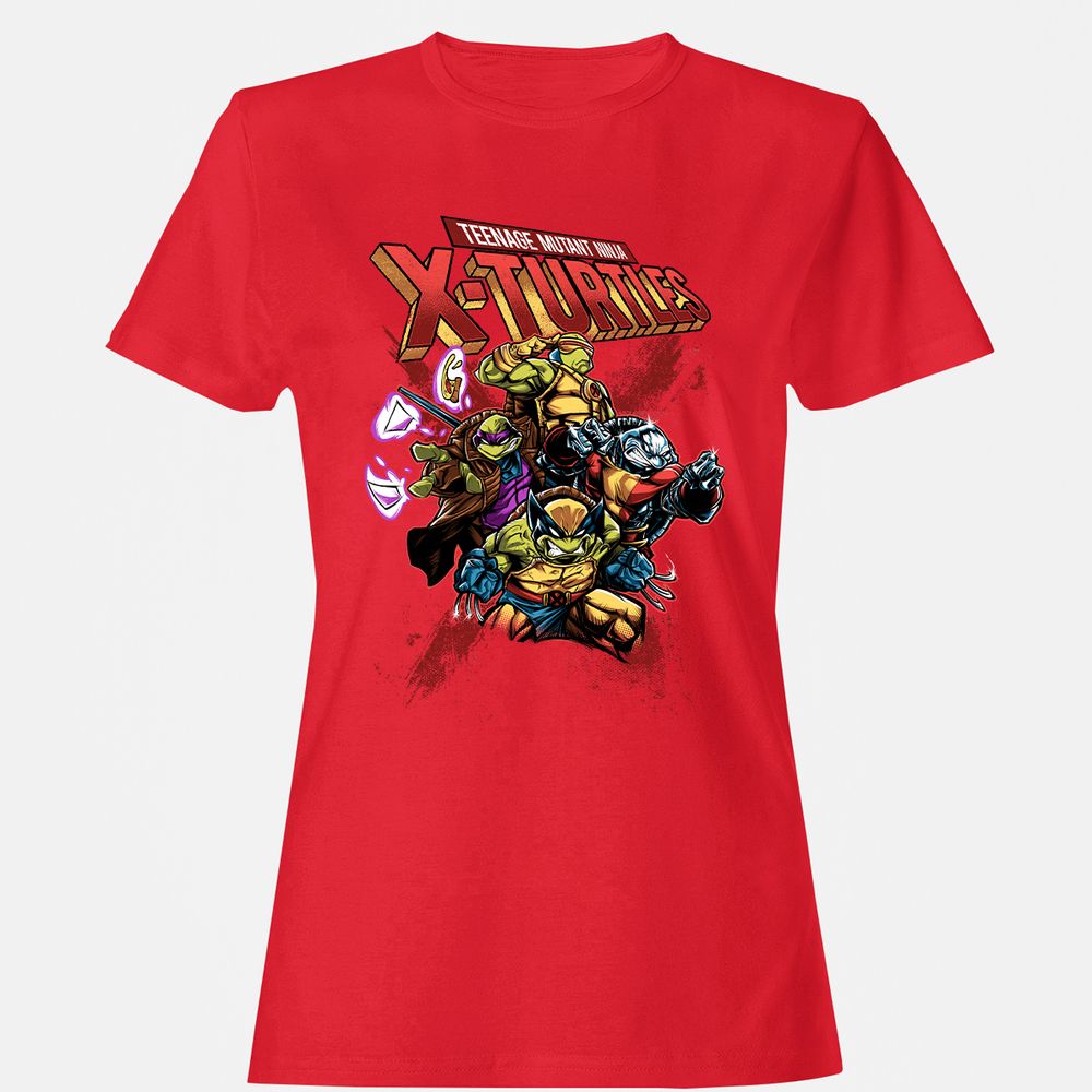 Women's T-Shirt - EWLNX98D - Red - 13