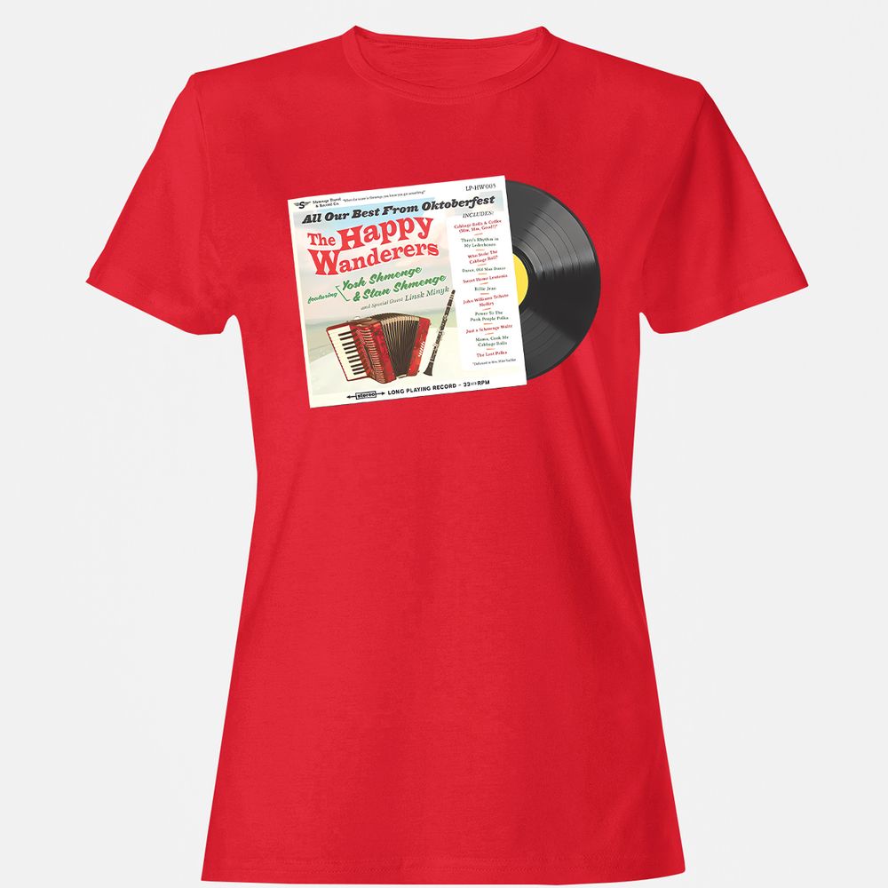 Women's T-Shirt - V95MRJMW - Red - 13
