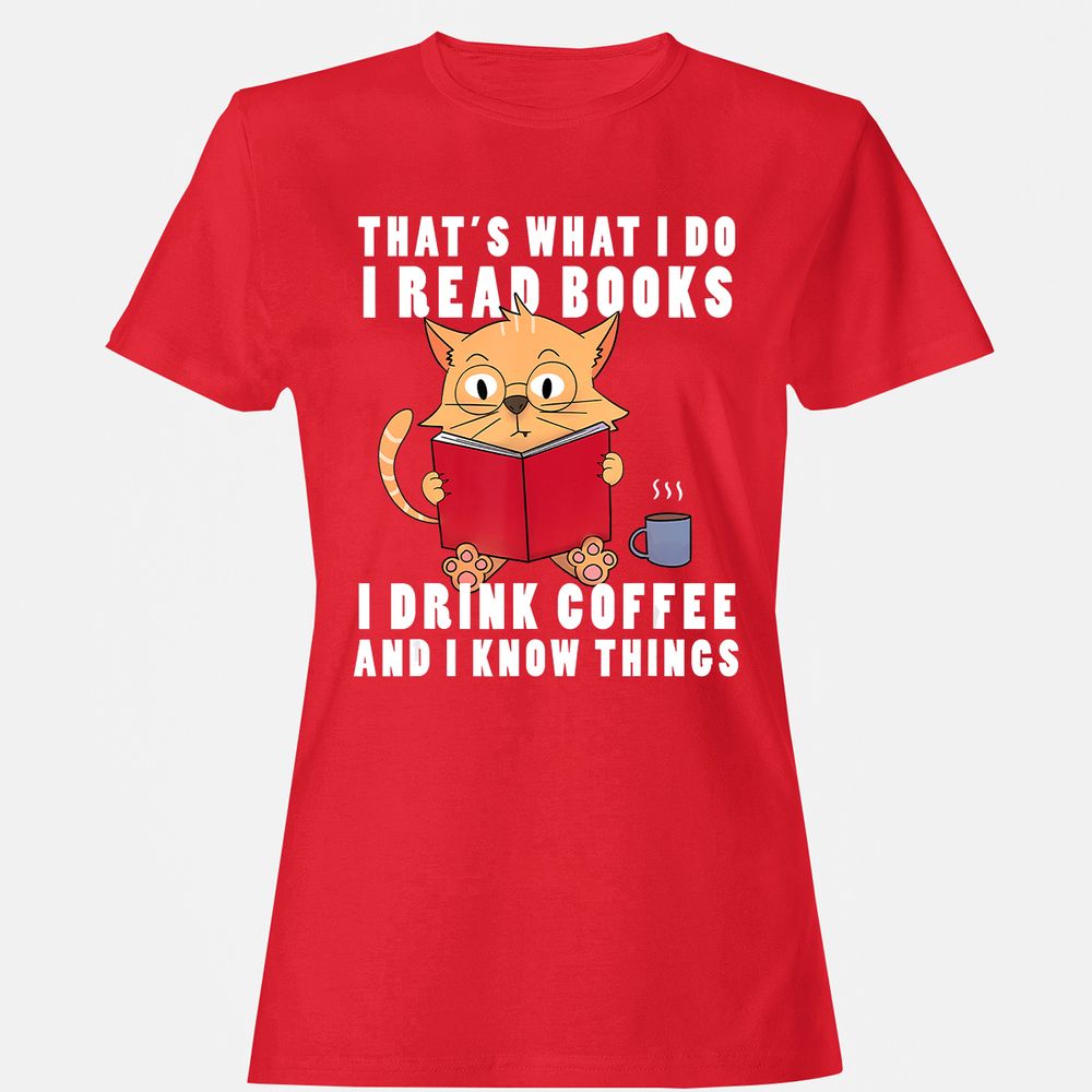 Women's T-Shirt - HVMKN7KR - Red - 13