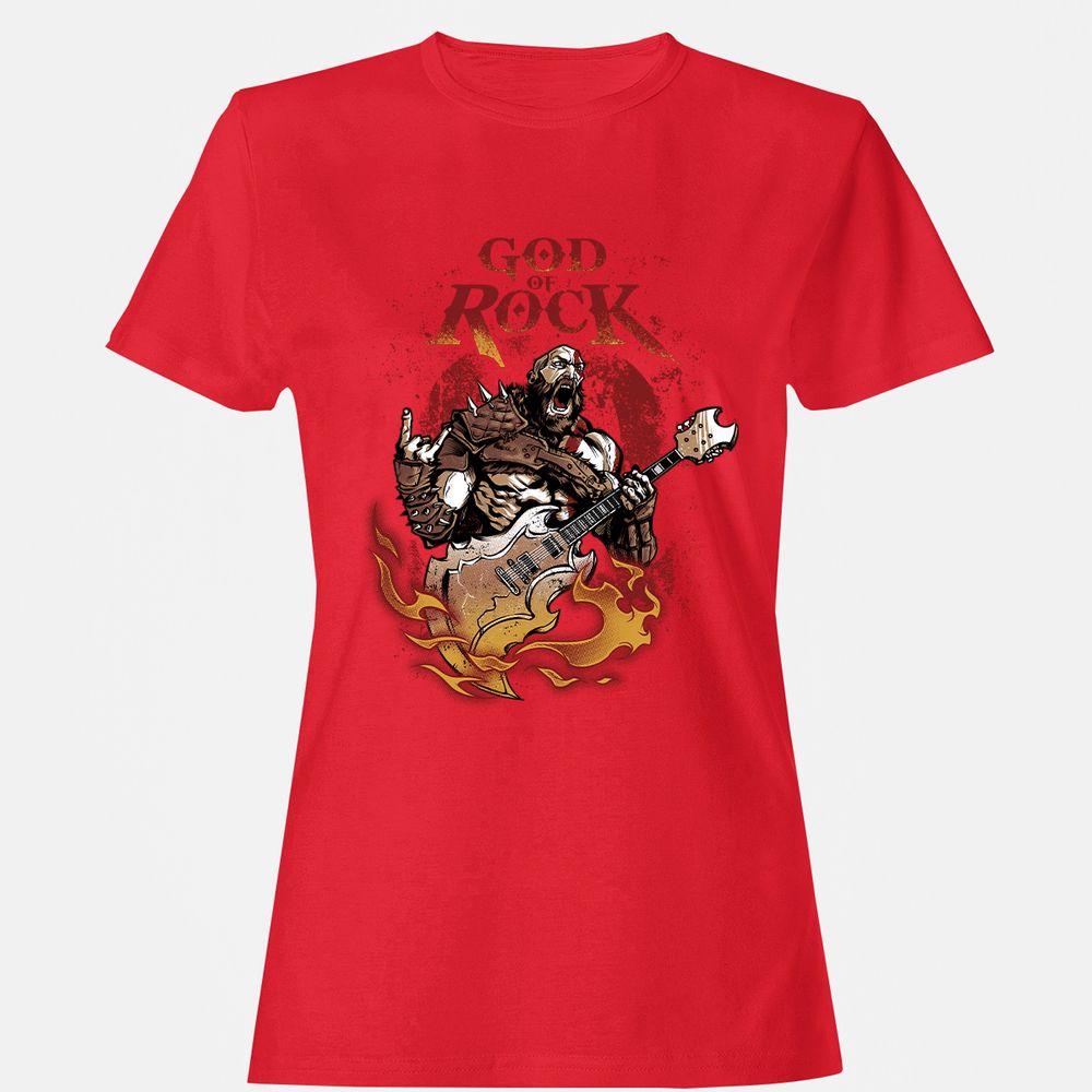 Women's T-Shirt - PCVQBBDN - Red - 13