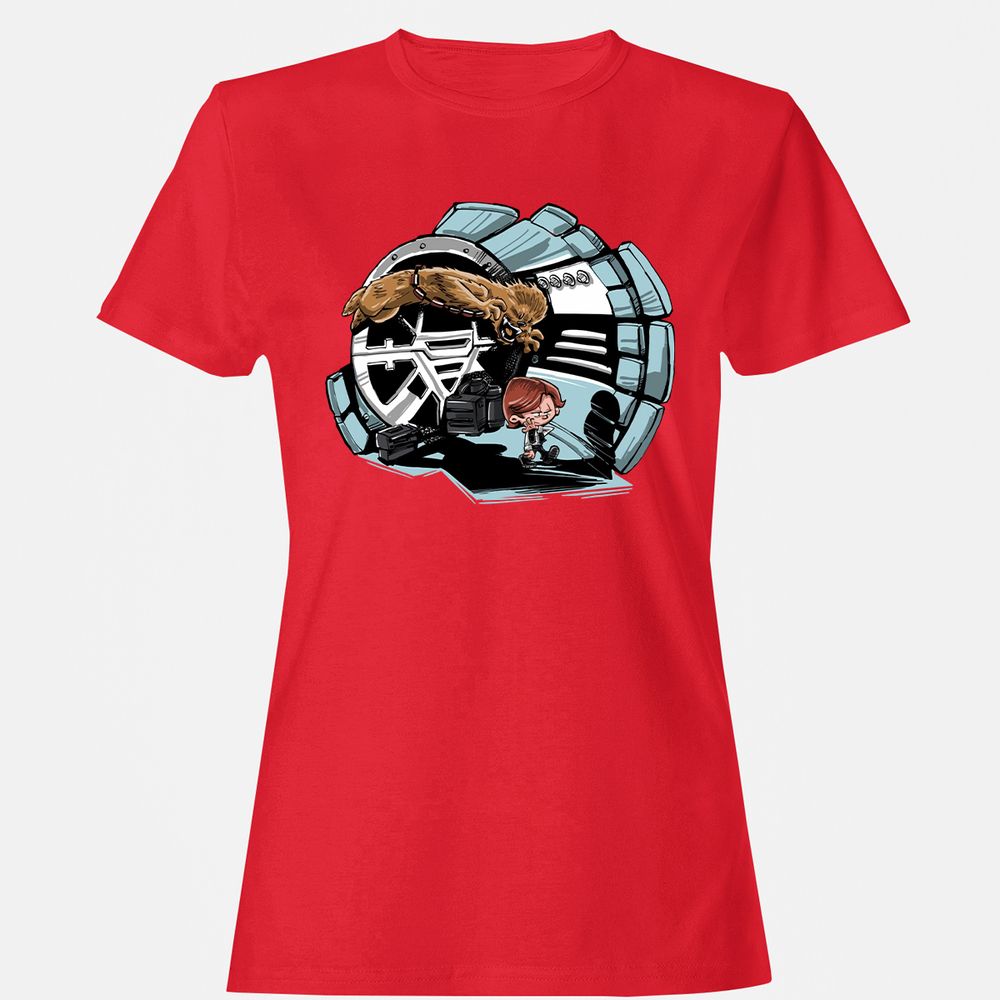 Women's T-Shirt - V8NS1S6L - Red - 13