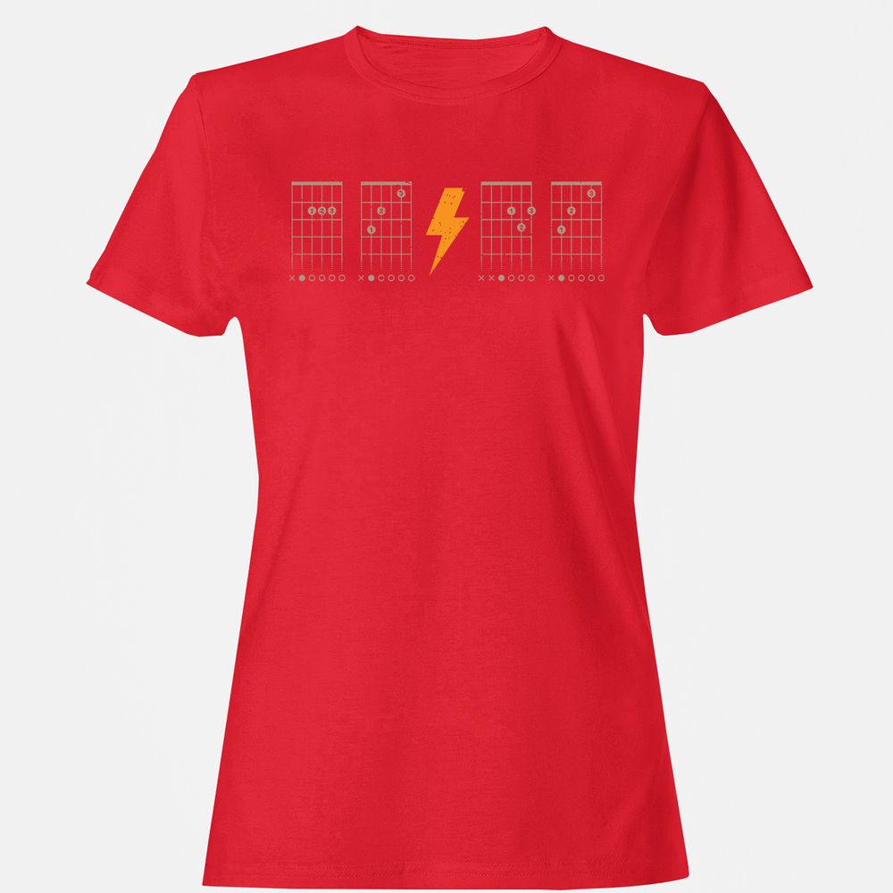 Women's T-Shirt - E77P27HX - Red - 13