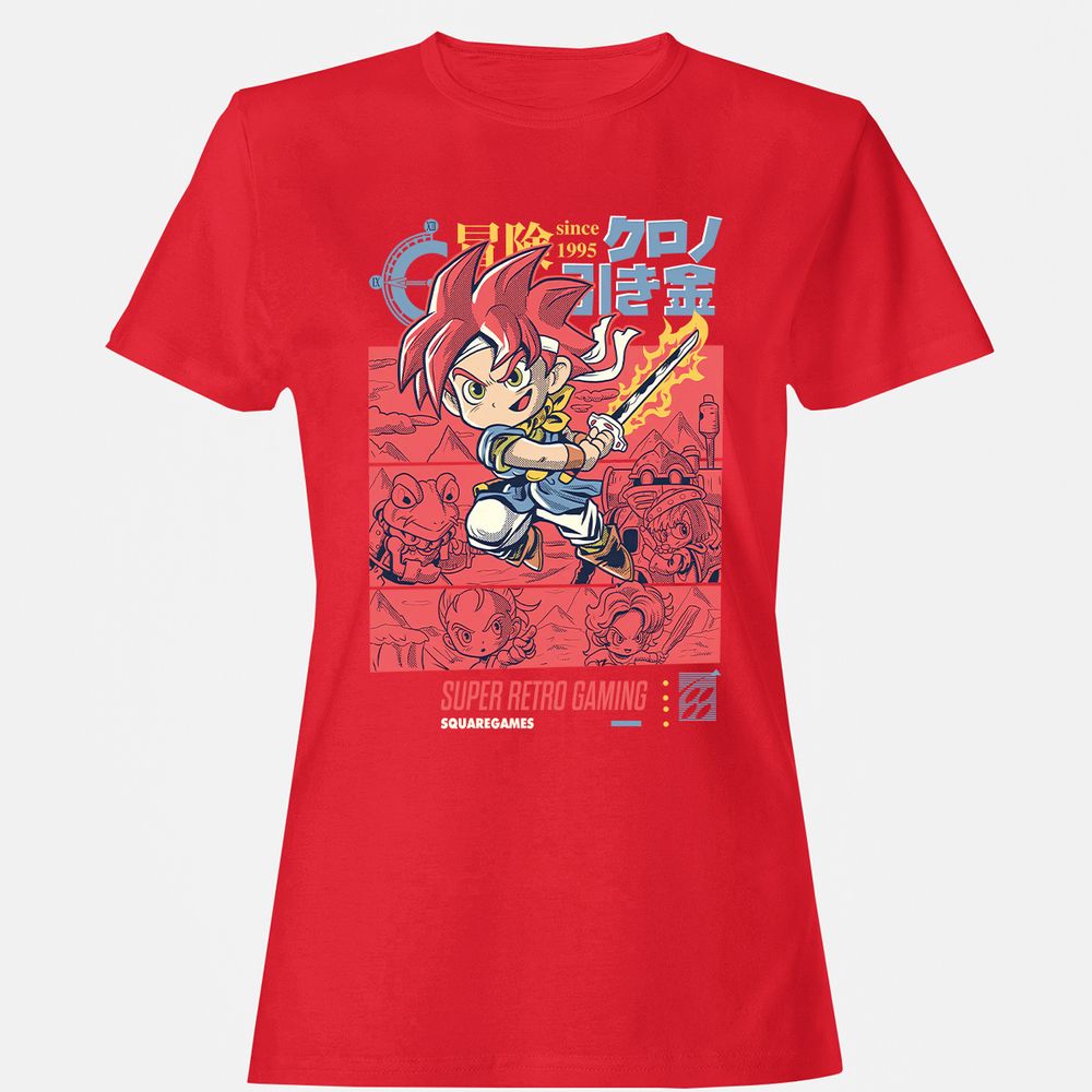 Women's T-Shirt - FZGM1QM3 - Red - 13