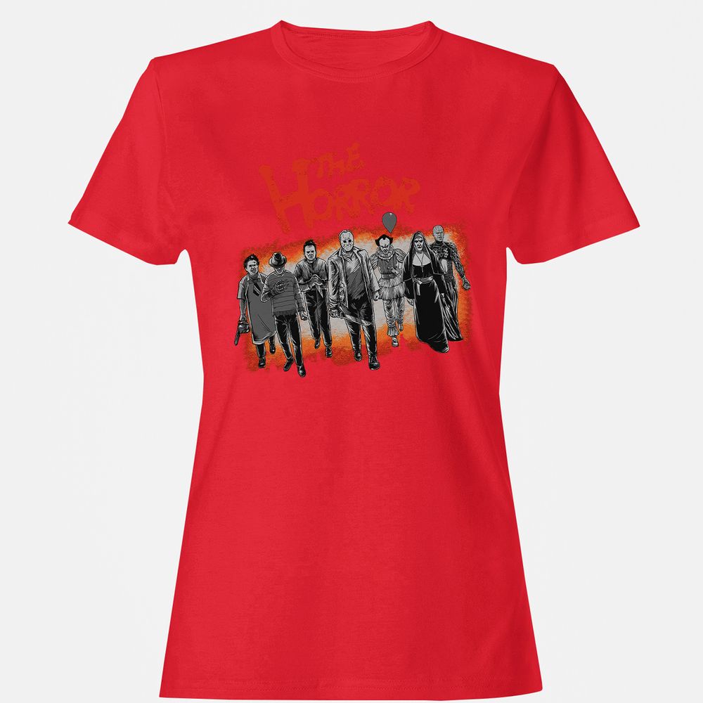 Women's T-Shirt - XF8NNF3Q - Red - 13