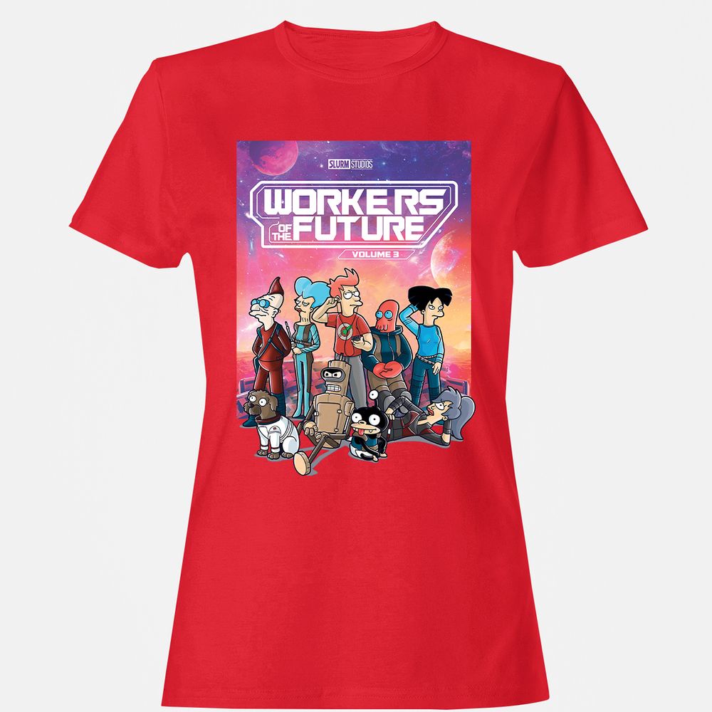 Women's T-Shirt - JAV7J8HR - Red - 13