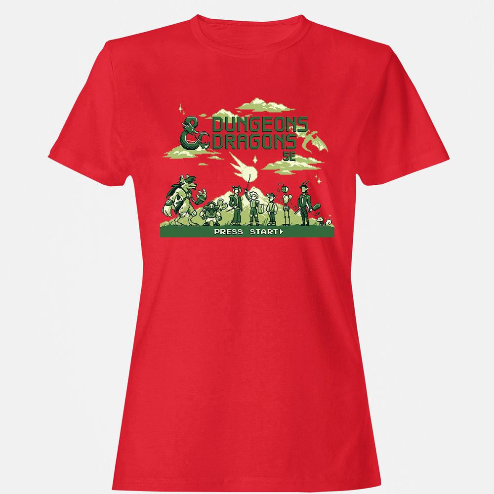 Women's T-Shirt - XKG5DMCG - Red - 13