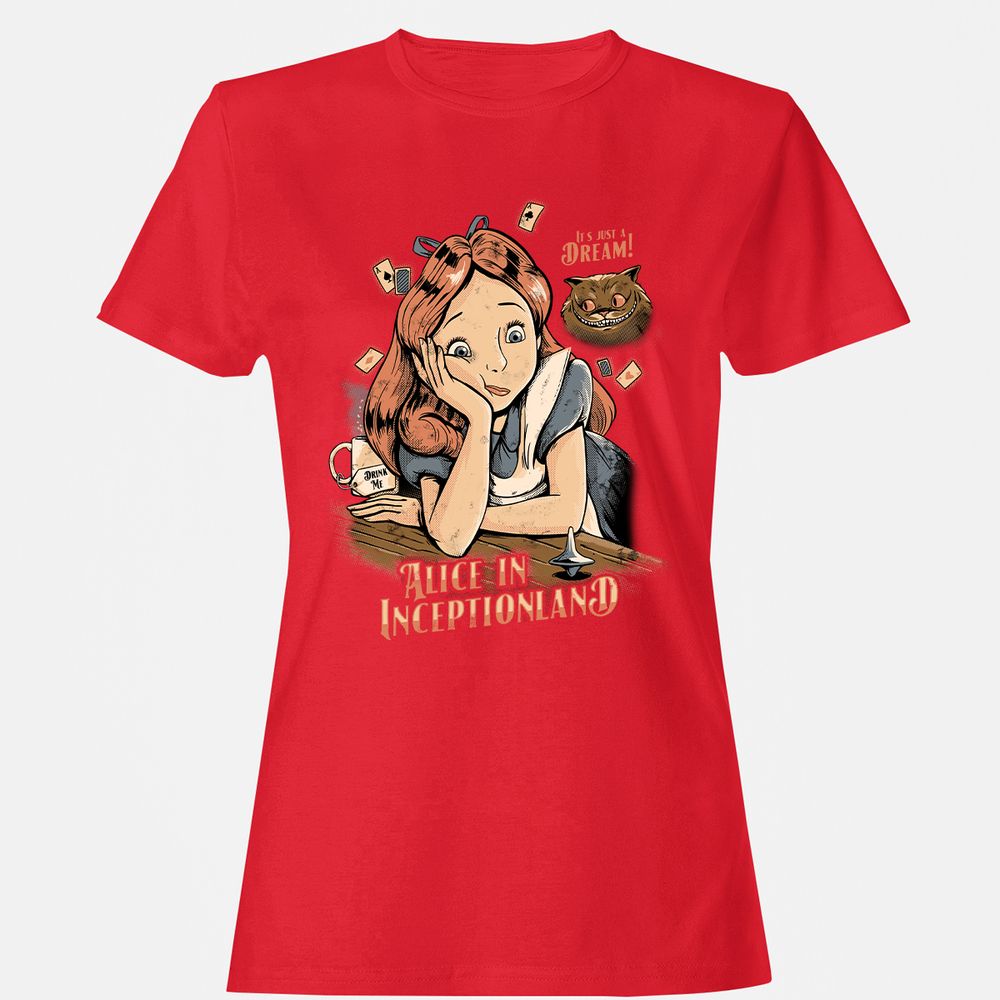 Women's T-Shirt - 7A8E2N9F - Red - 13