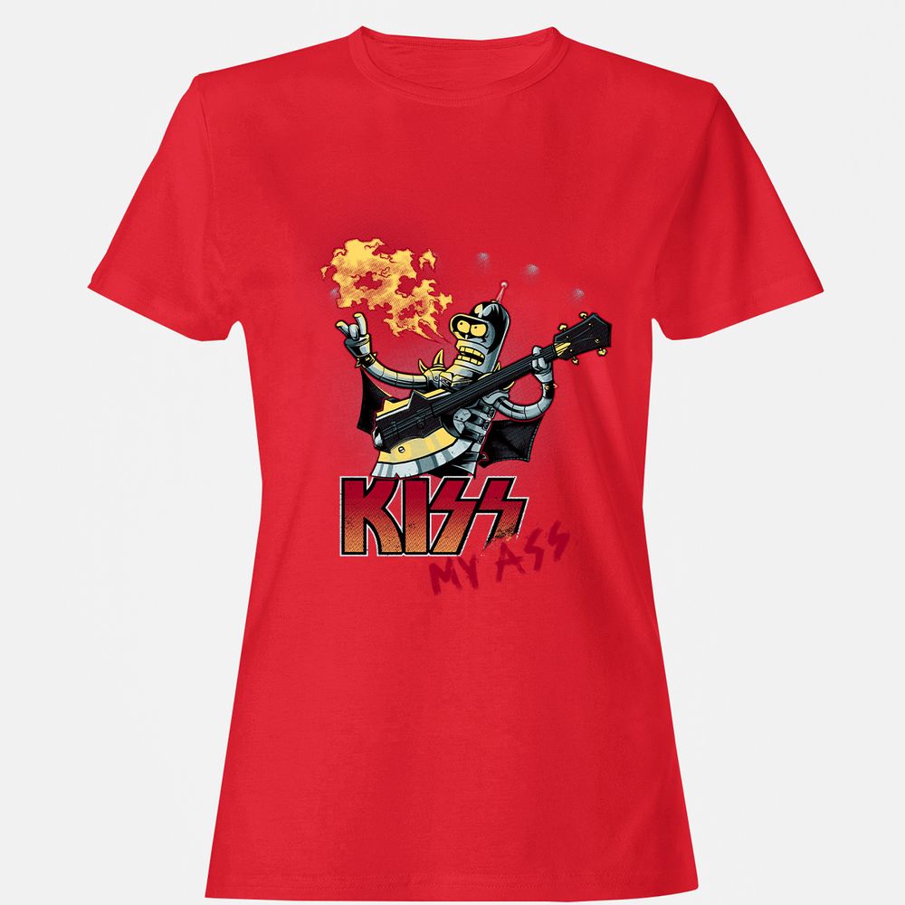 Women's T-Shirt - VLU86NX6 - Red - 13