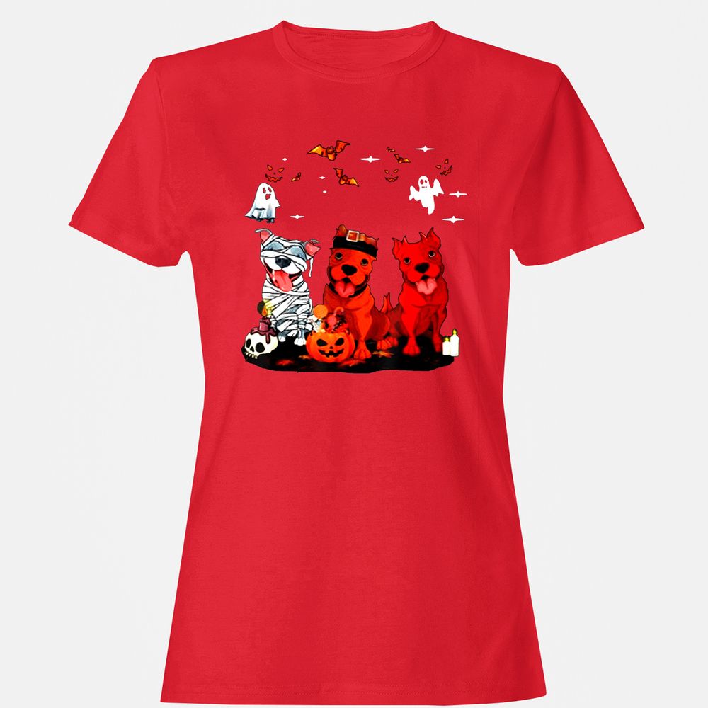 Women's T-Shirt - H9TGGUPJ - Red - 13