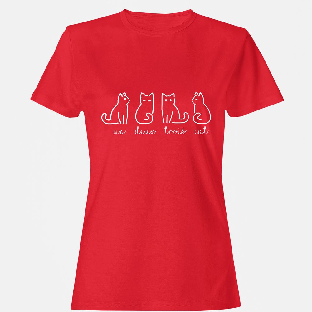 Women's T-Shirt - QFMMNEUU - Red - 13