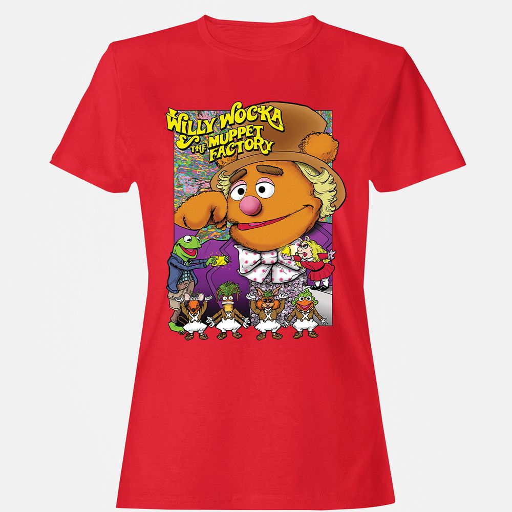 Women's T-Shirt - EY3BYHFQ - Red - 13