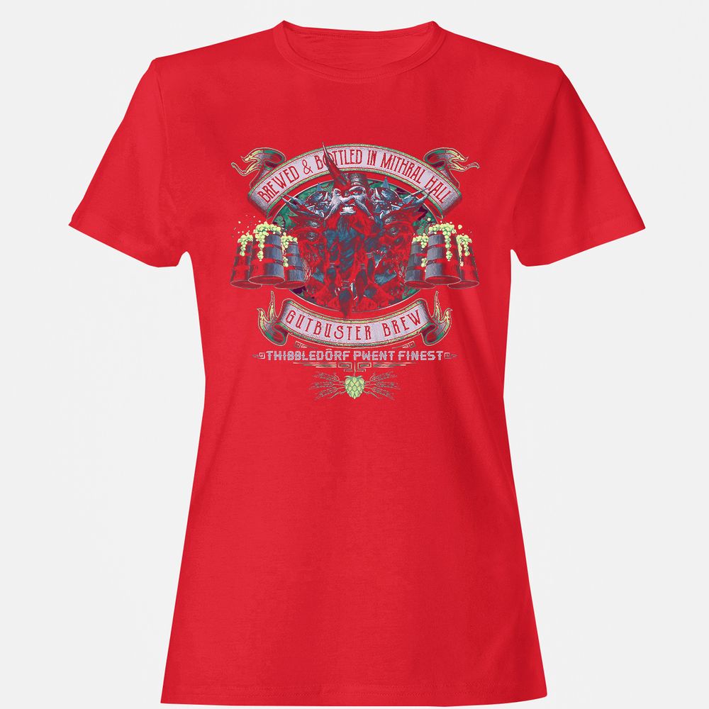 Women's T-Shirt - J8D8XKTB - Red - 13