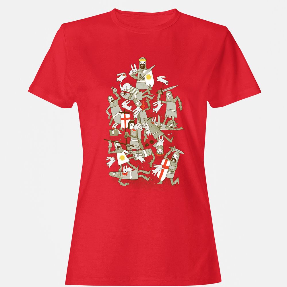 Women's T-Shirt - 7EJN3A6L - Red - 13