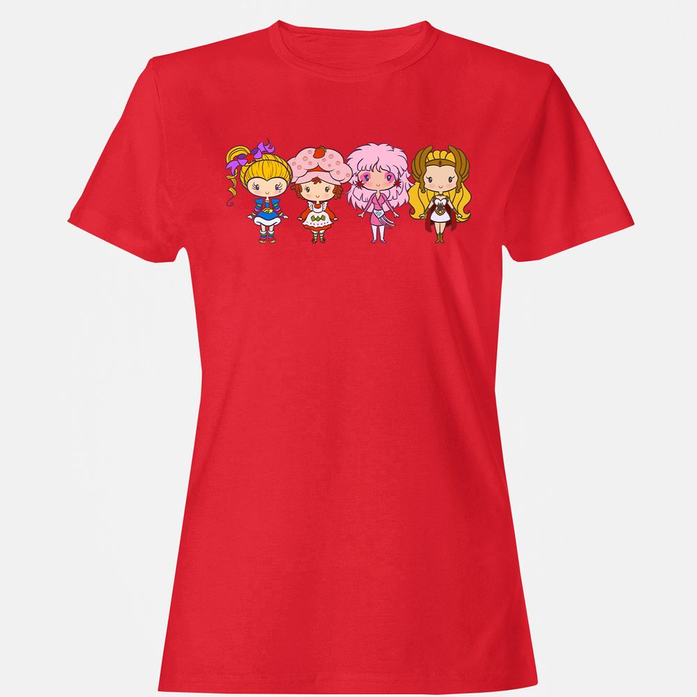 Women's T-Shirt - 5VUMCSZJ - Red - 13