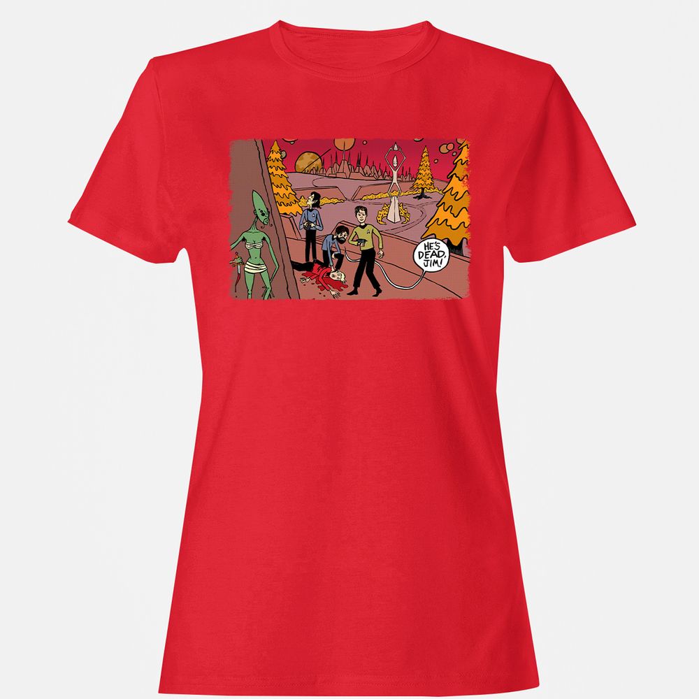 Women's T-Shirt - FJ17YBLH - Red - 13