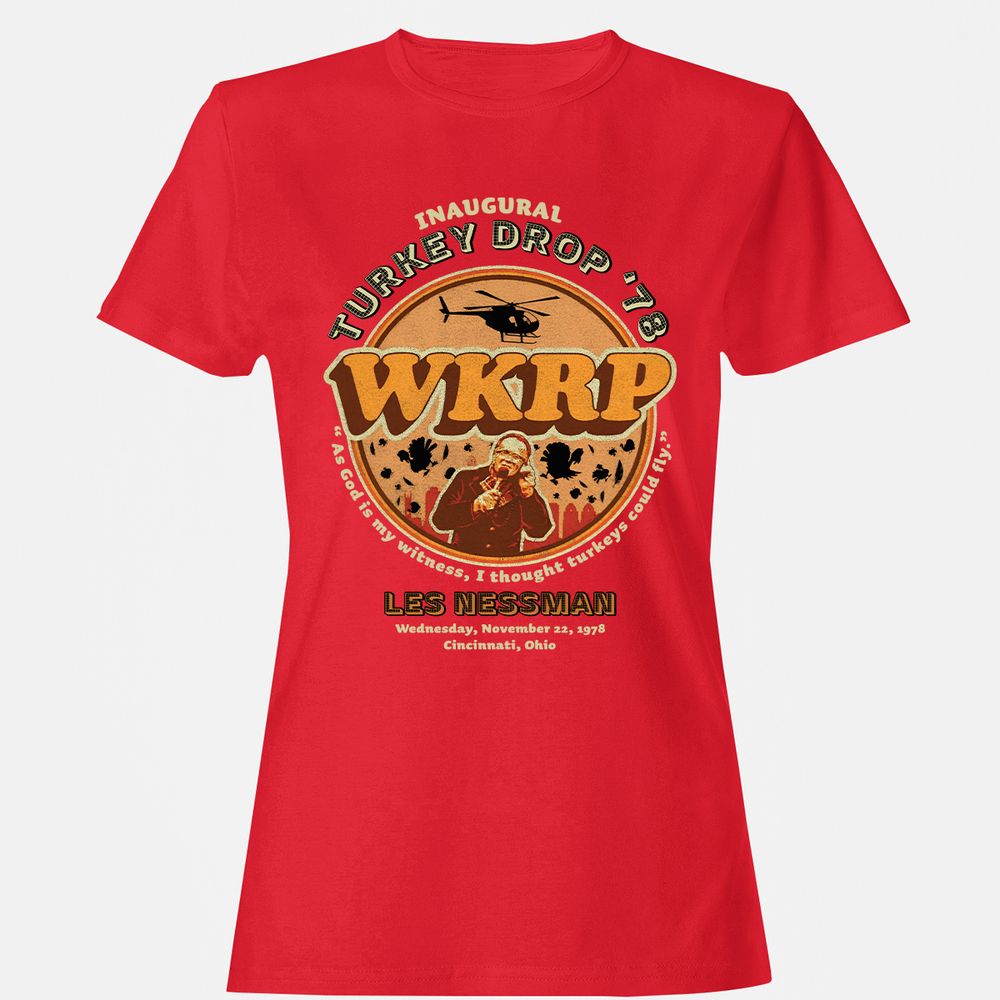 Women's T-Shirt - QVJN4JY5 - Red - 13