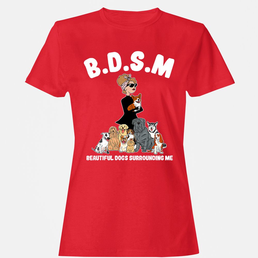 Women's T-Shirt - ZCKD57Q8 - Red - 13