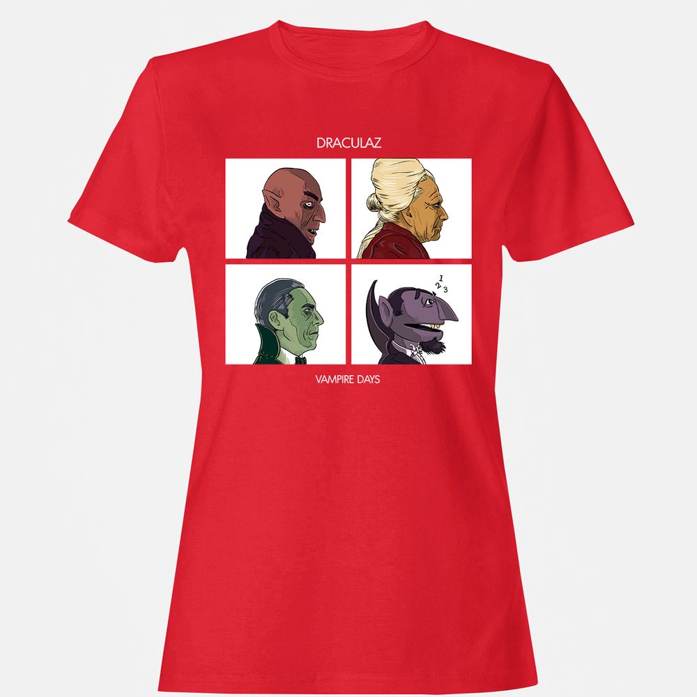 Women's T-Shirt - NZXBPR1K - Red - 13