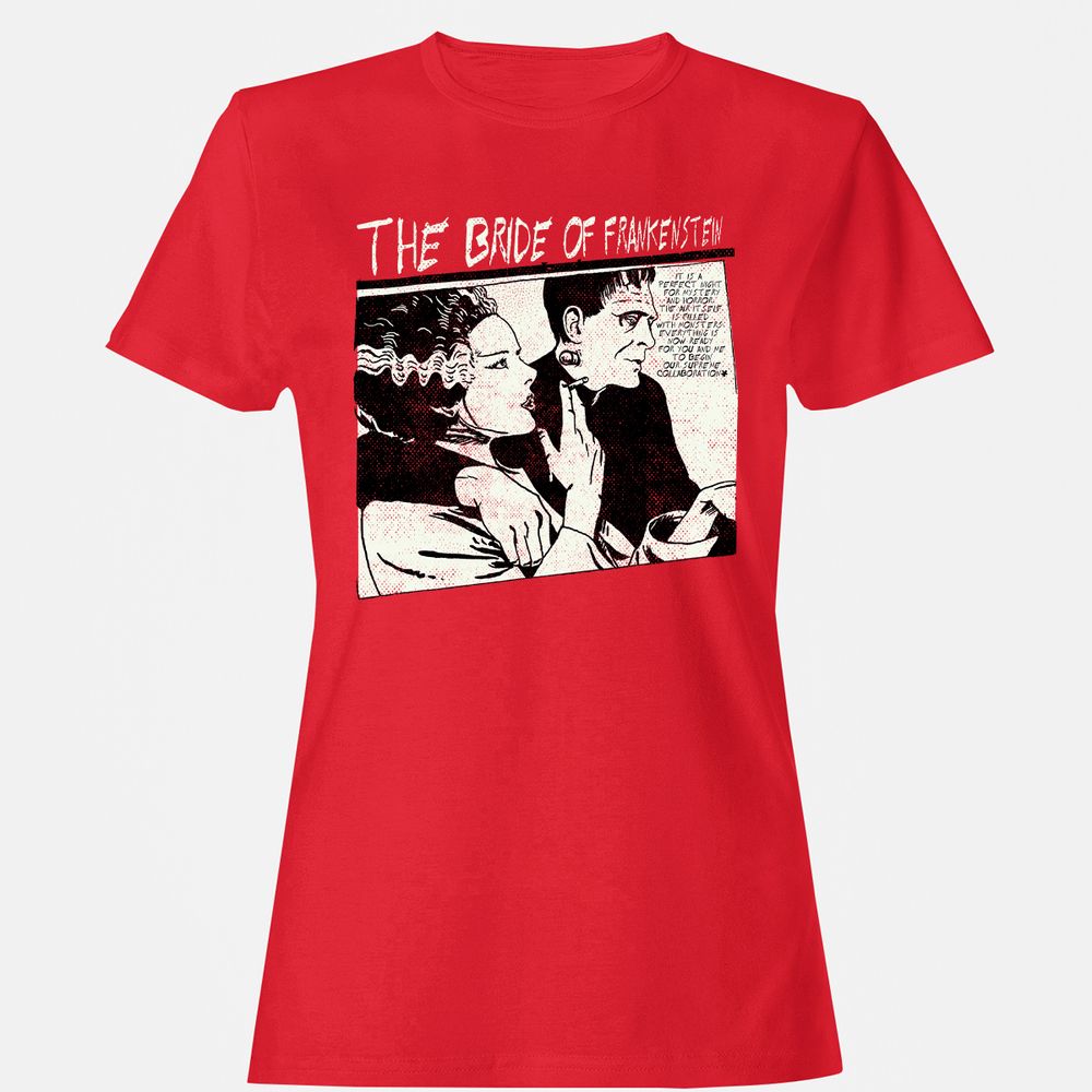 Women's T-Shirt - R6ZUVP4B - Red - 13
