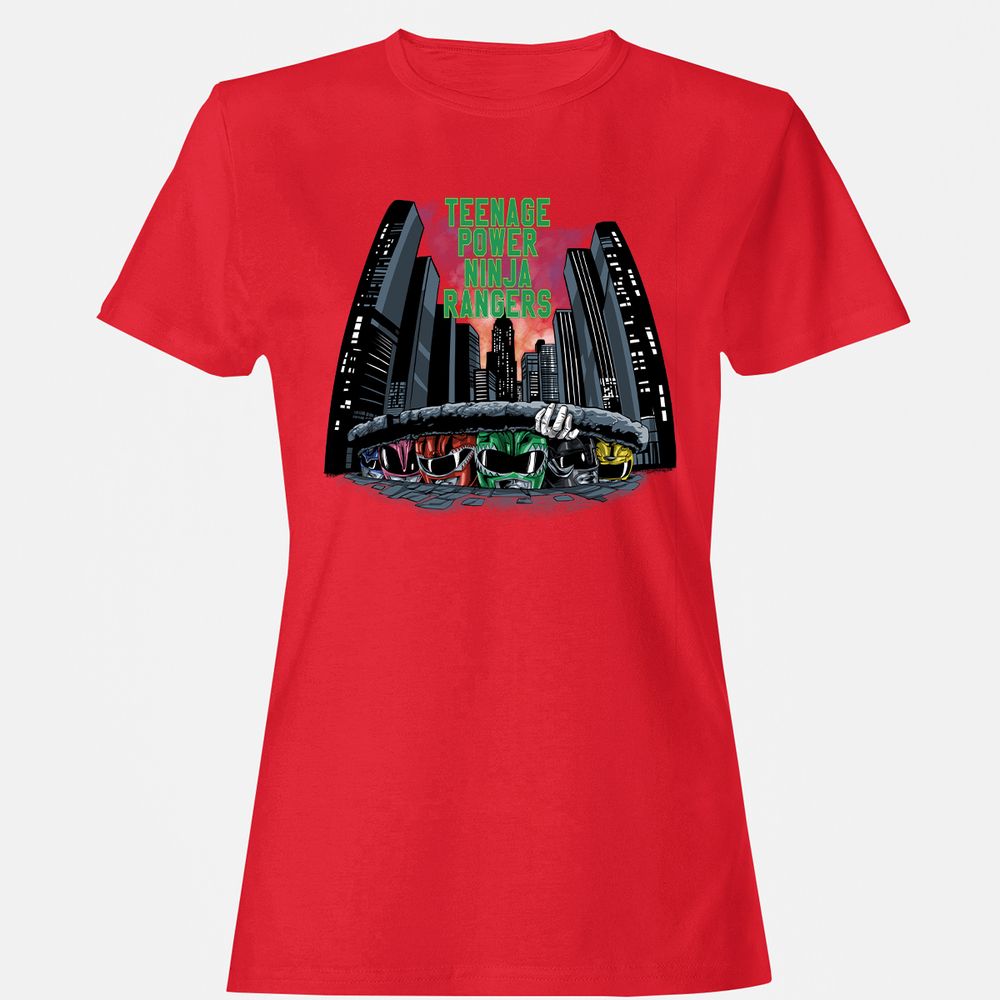Women's T-Shirt - 3YFZJAGQ - Red - 13