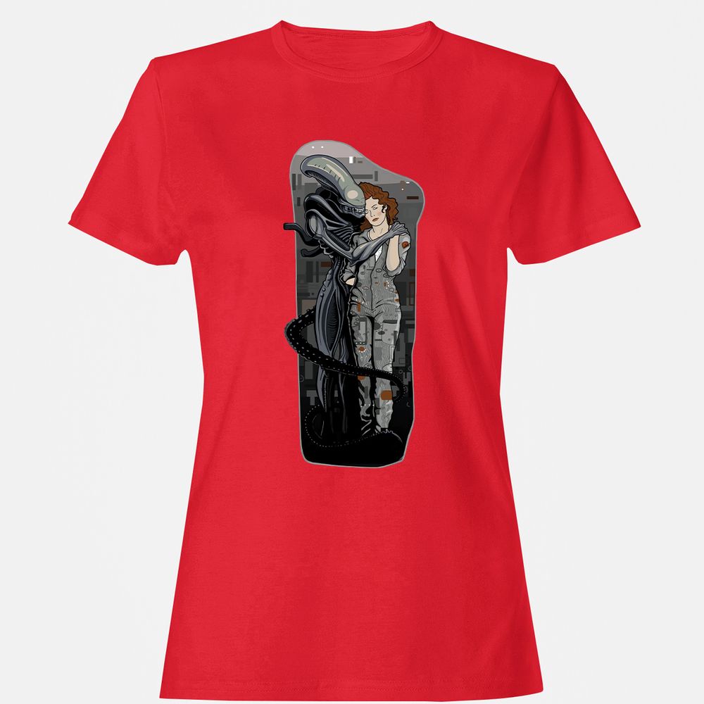Women's T-Shirt - E9KK14VC - Red - 13