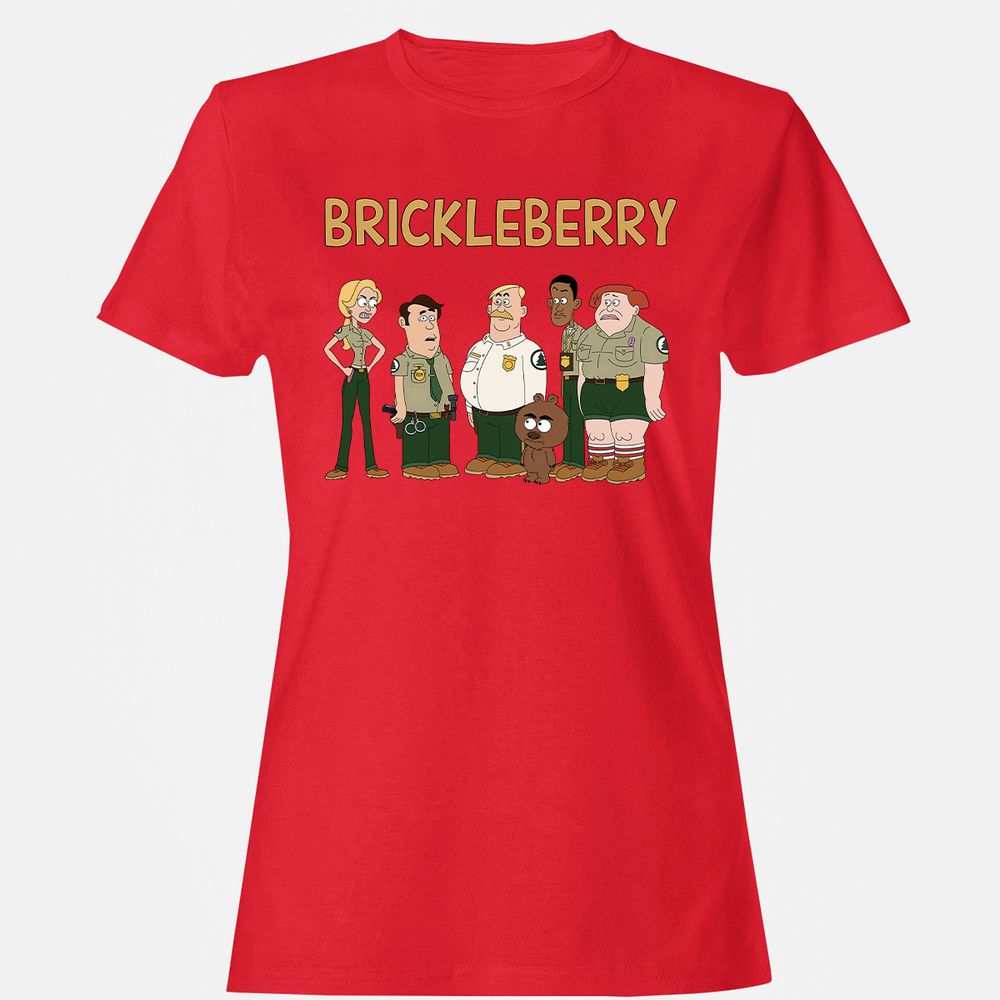 Women's T-Shirt - B3PF1DQR - Red - 13