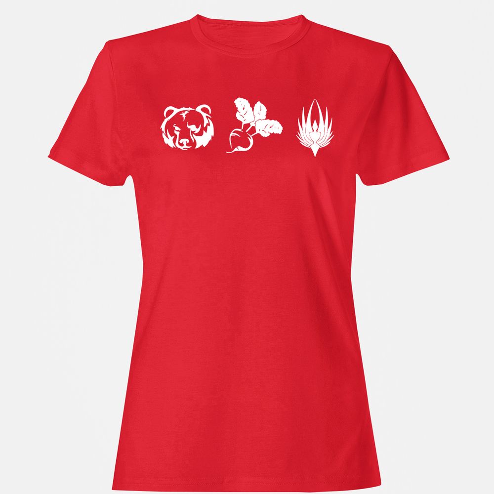 Women's T-Shirt - 98P1QCK9 - Red - 13