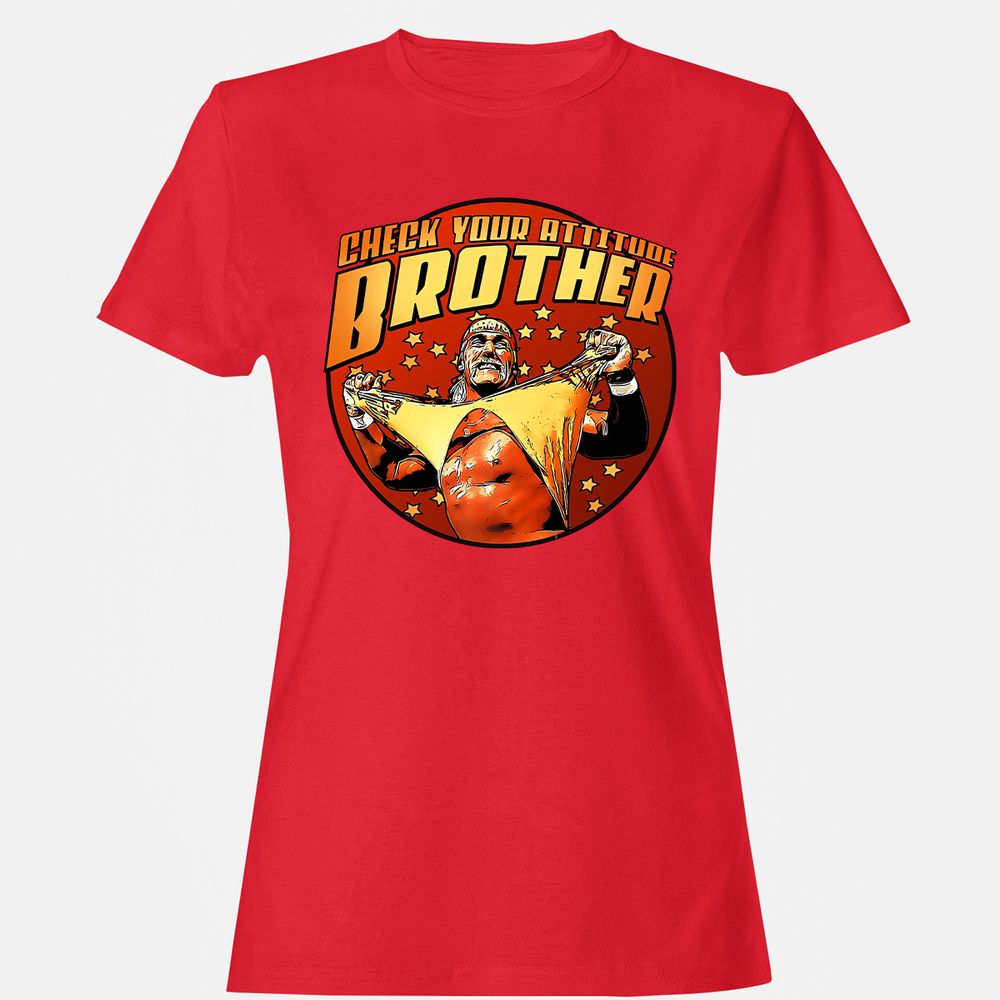 Women's T-Shirt - X8XVJL8N - Red - 13