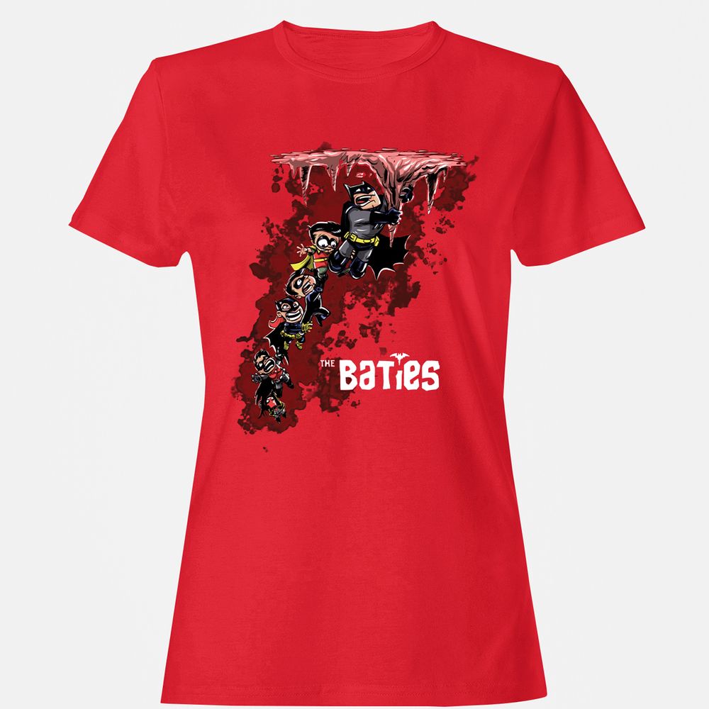 Women's T-Shirt - SZMLY9FP - Red - 13