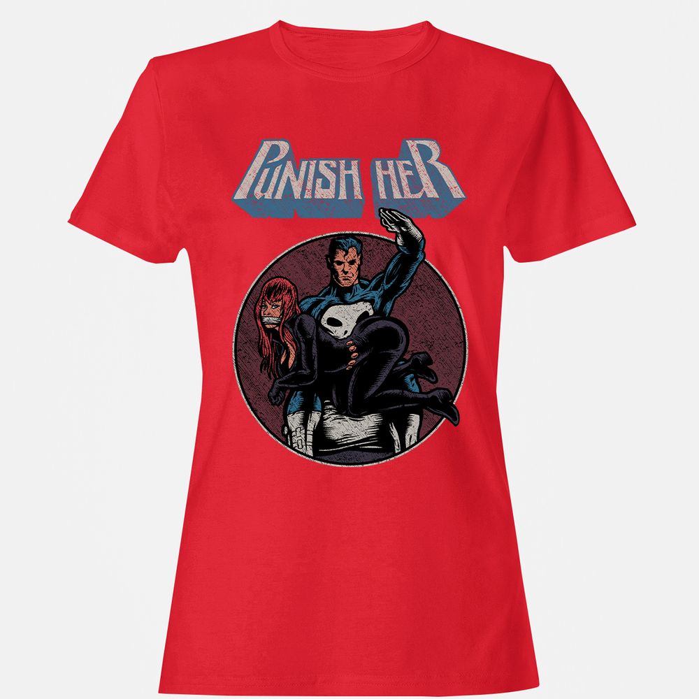Women's T-Shirt - AGMDHPUN - Red - 13