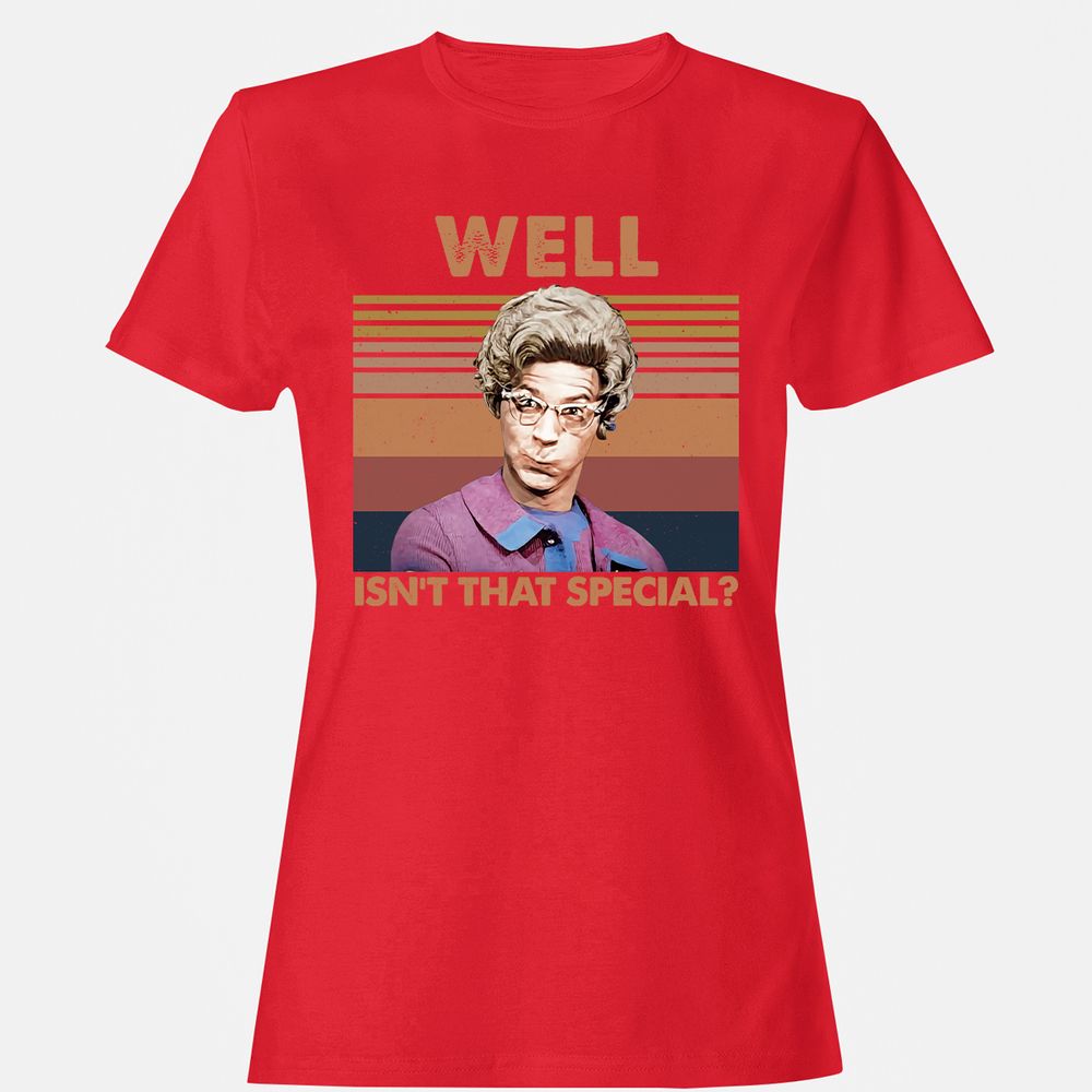 Women's T-Shirt - V8E6SSRM - Red - 13