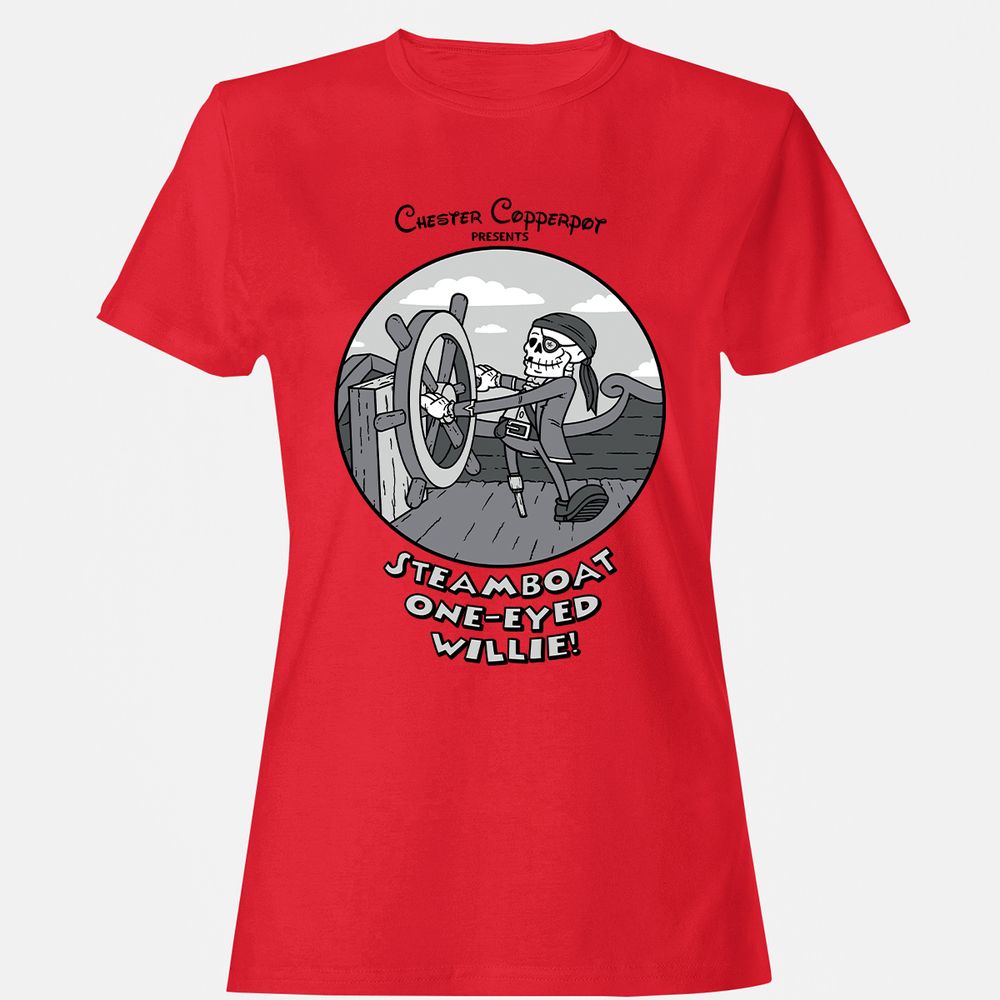 Women's T-Shirt - SWCJ1WBD - Red - 13
