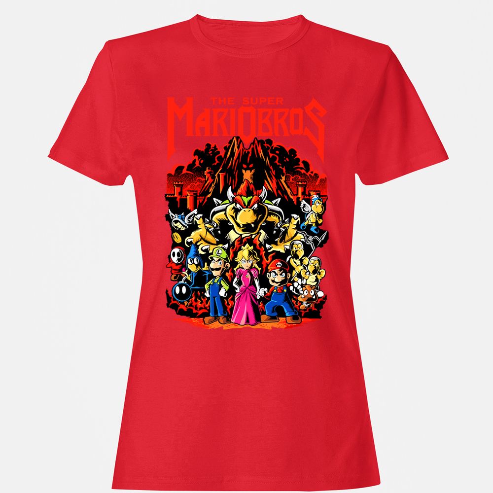 Women's T-Shirt - R34UBQSS - Red - 13