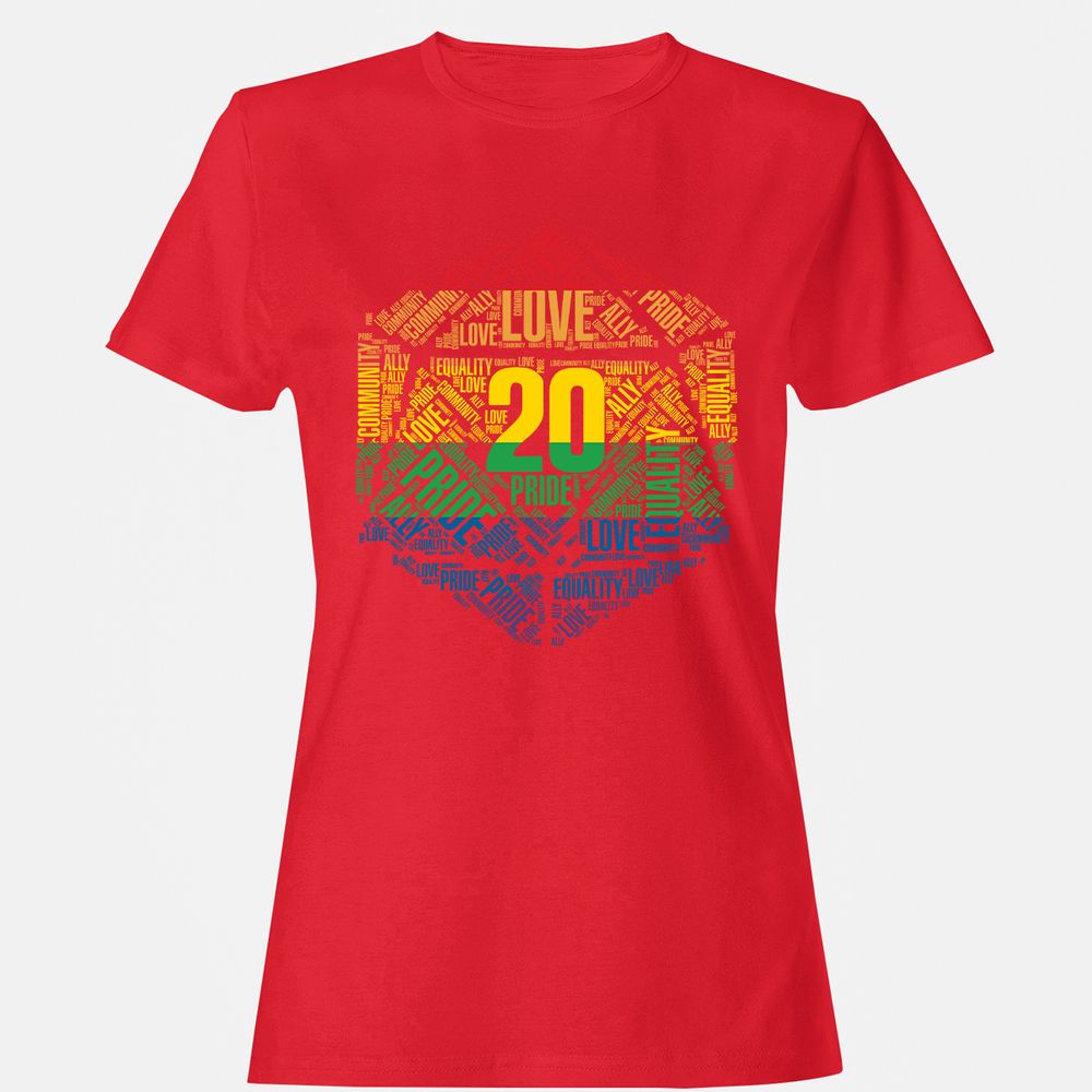 Women's T-Shirt - SJ849KSG - Red - 13
