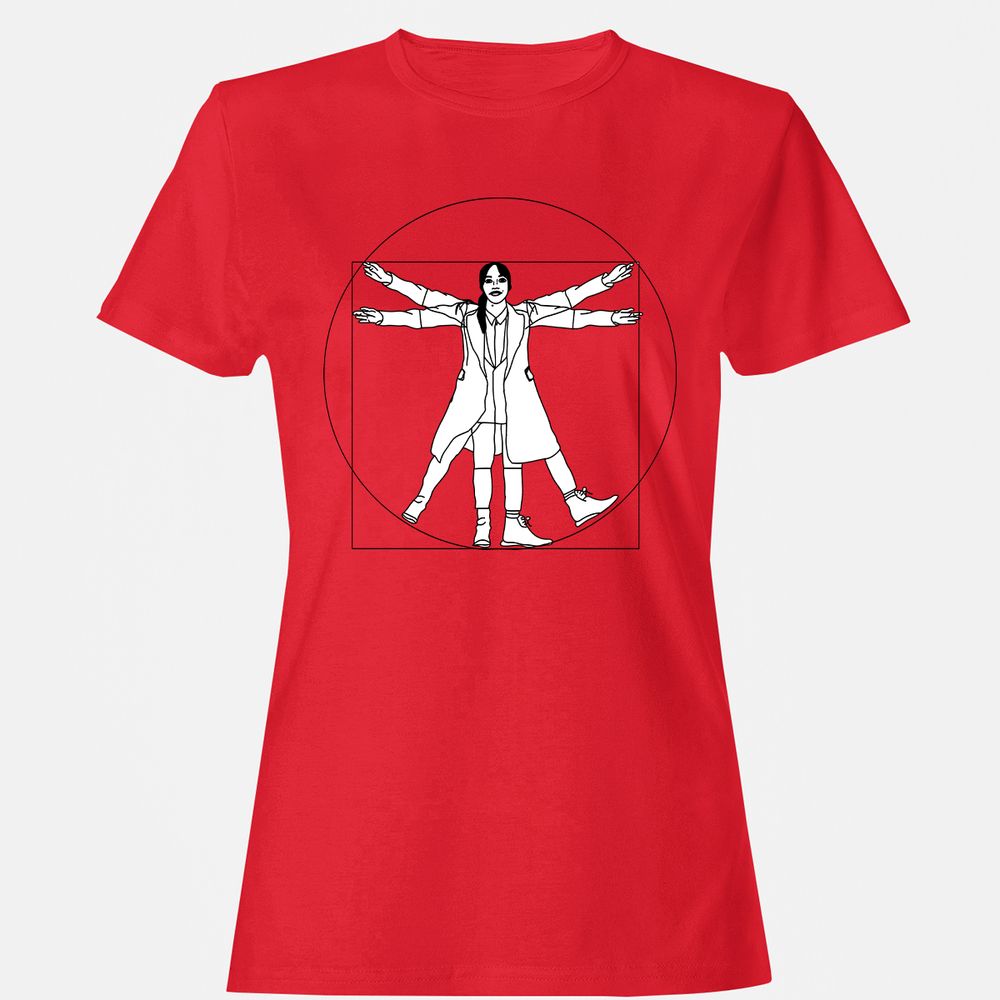 Vitruvian Philomena Cunk - Cunk on Earth - Red - 13