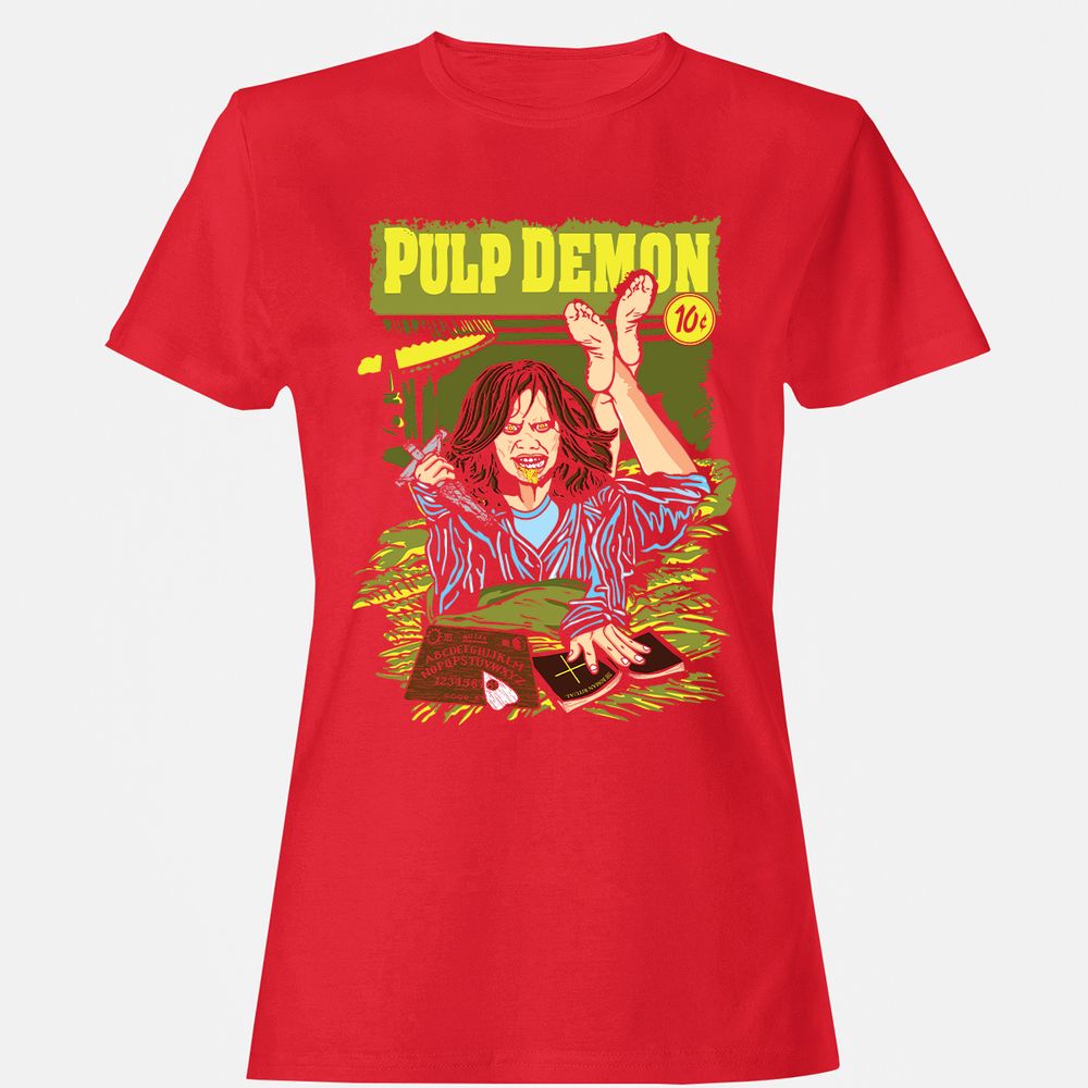 Women's T-Shirt - A2WZBV7P - Red - 13