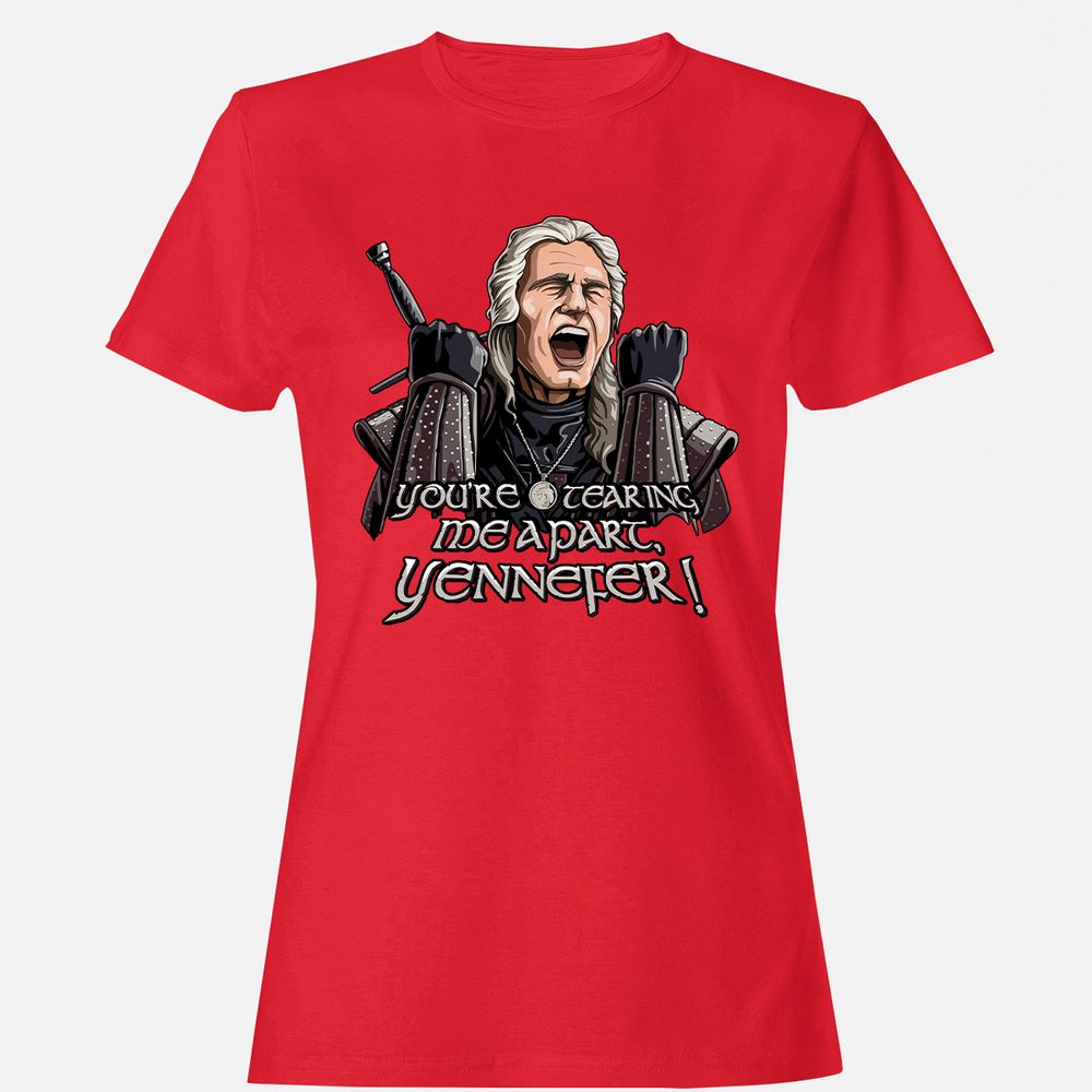 Women's T-Shirt - SXSKSPZY - Red - 13