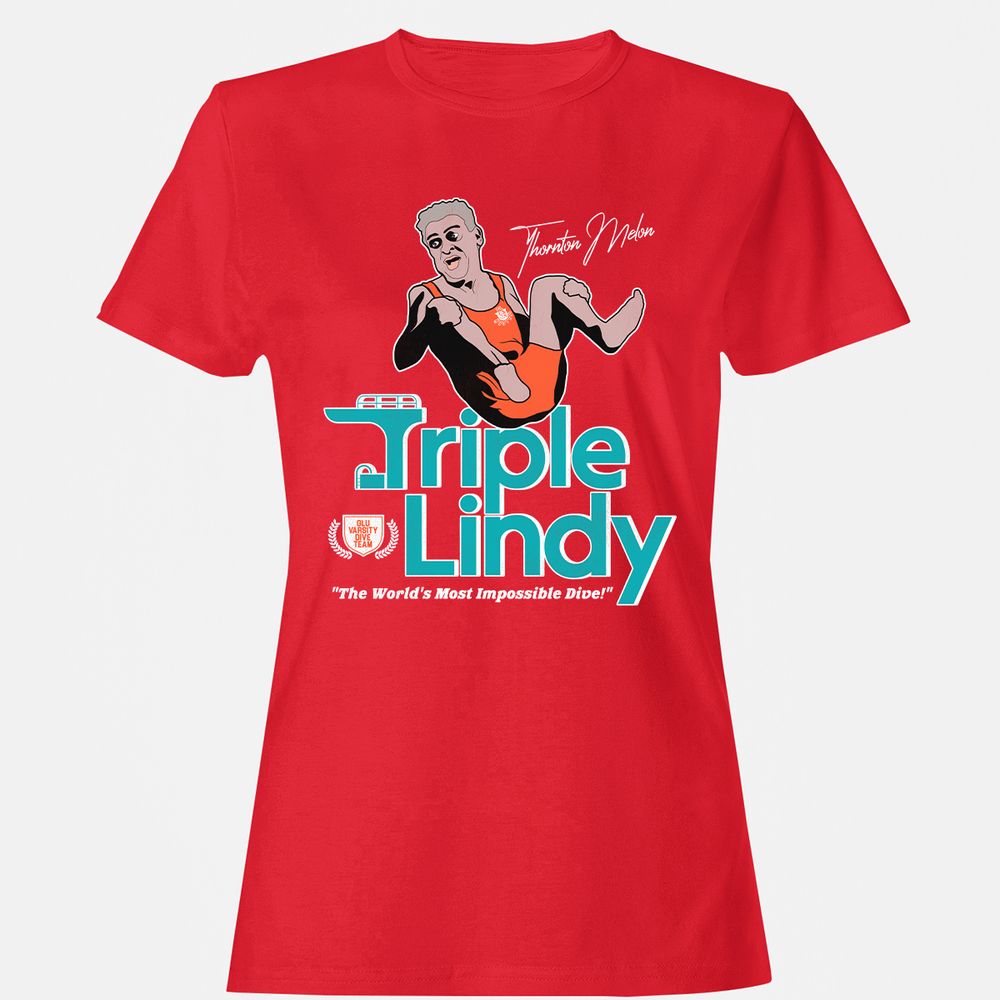 Women's T-Shirt - U6Y7FDBF - Red - 13